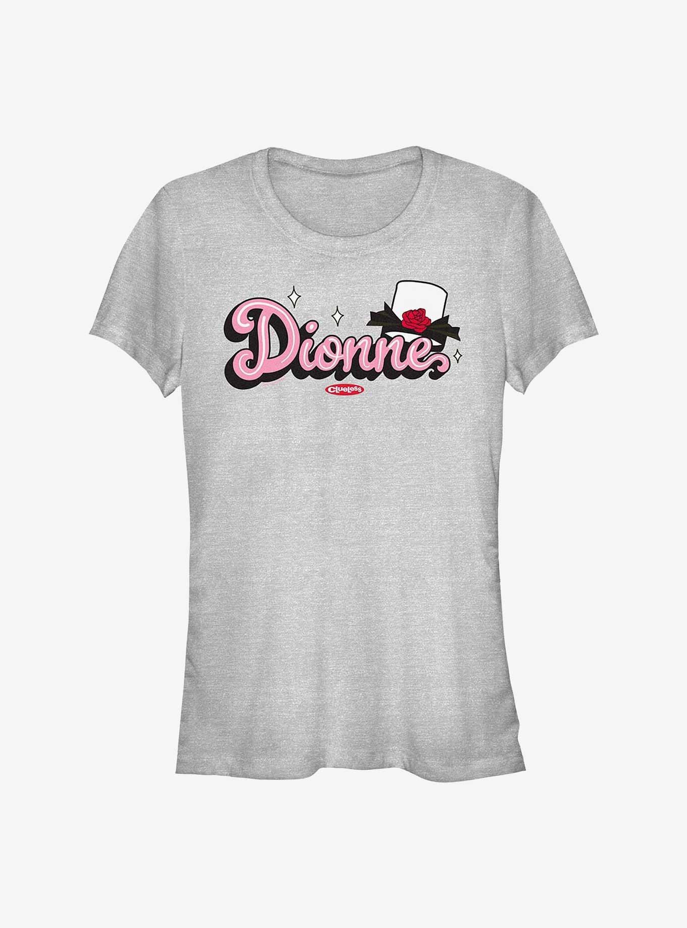 Clueless Dionne Rose Logo Girls T-Shirt, ATH HTR, hi-res