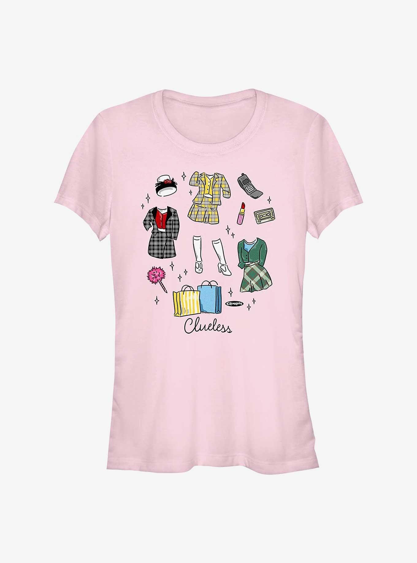Clueless Fashion Icons Girls T-Shirt, LIGHT PINK, hi-res