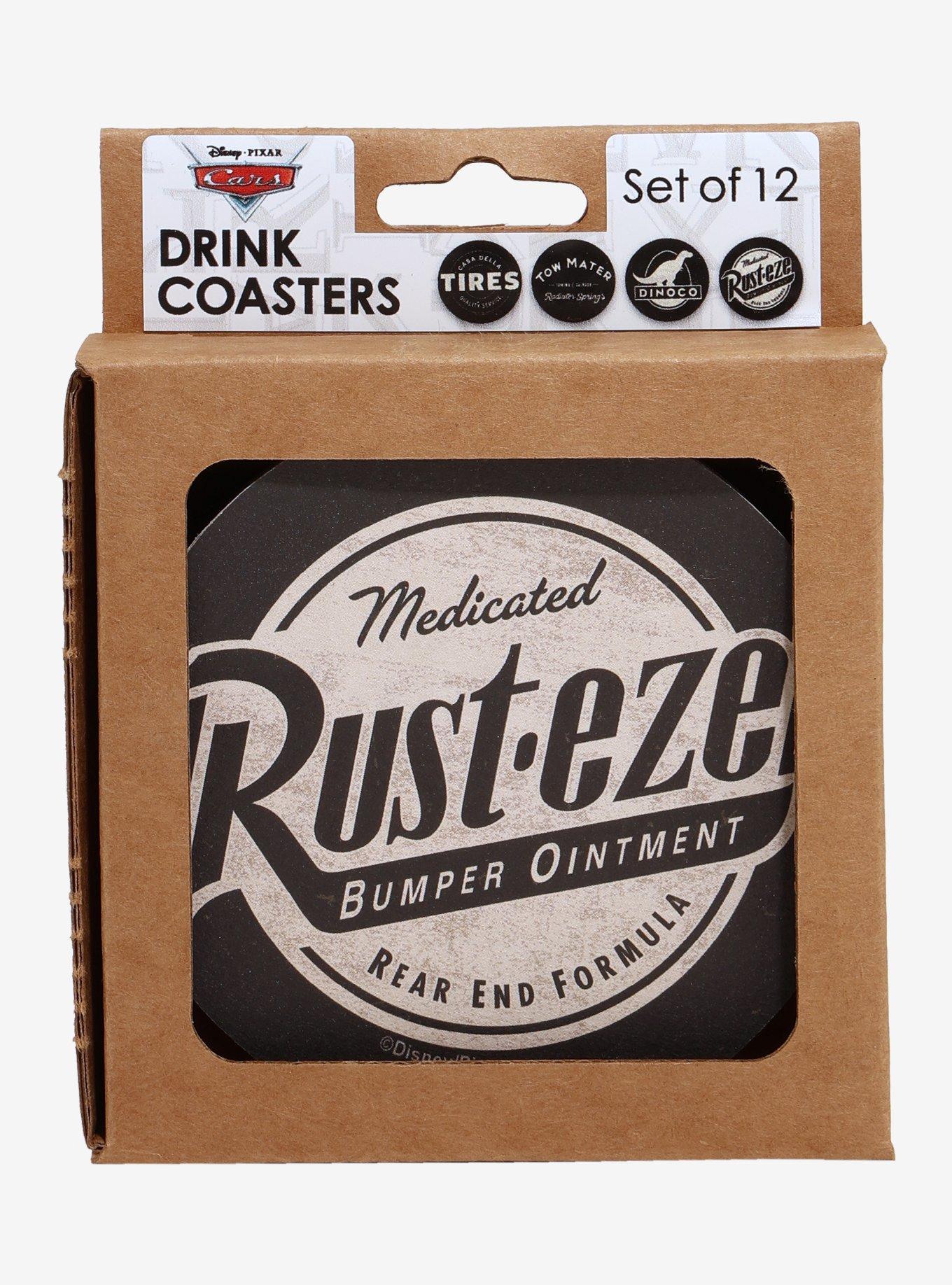 Disney Pixar Cars Radiator Springs Business Logos Coaster Set - BoxLunch Exclusive, , hi-res