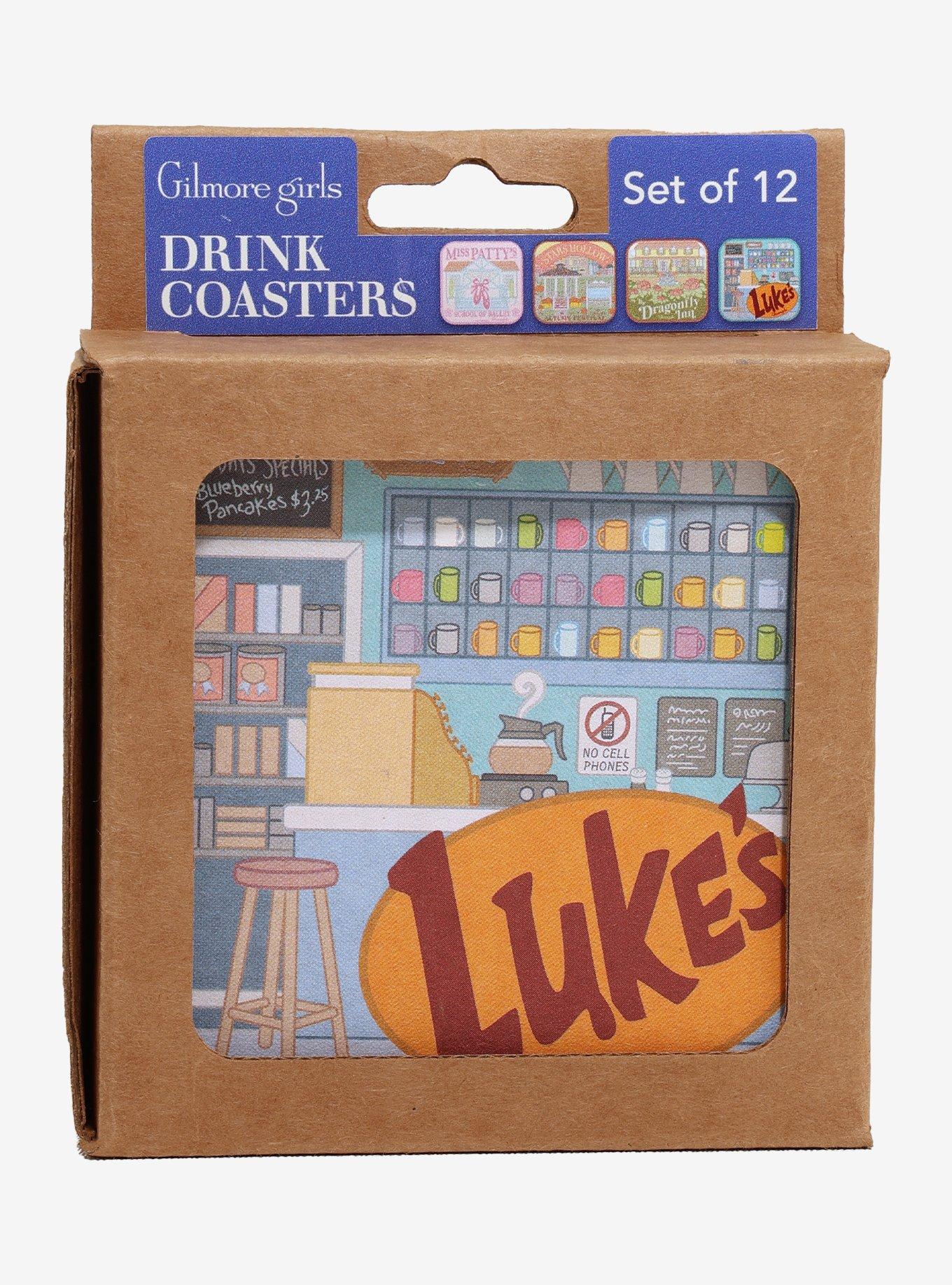 Gilmore Girls Cartoon Drink Coaster Set - BoxLunch Exclusive, , hi-res