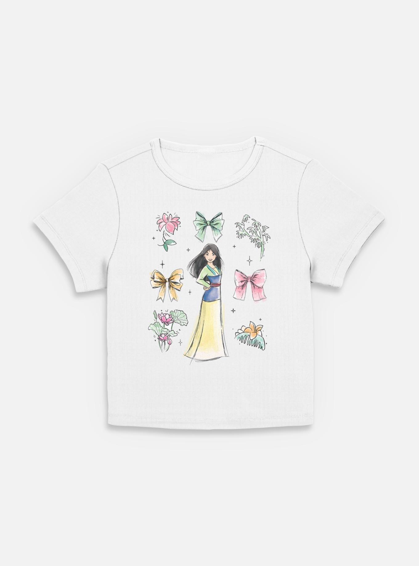Disney Princesses Mulan Bows Women Baby T-Shirt, , hi-res