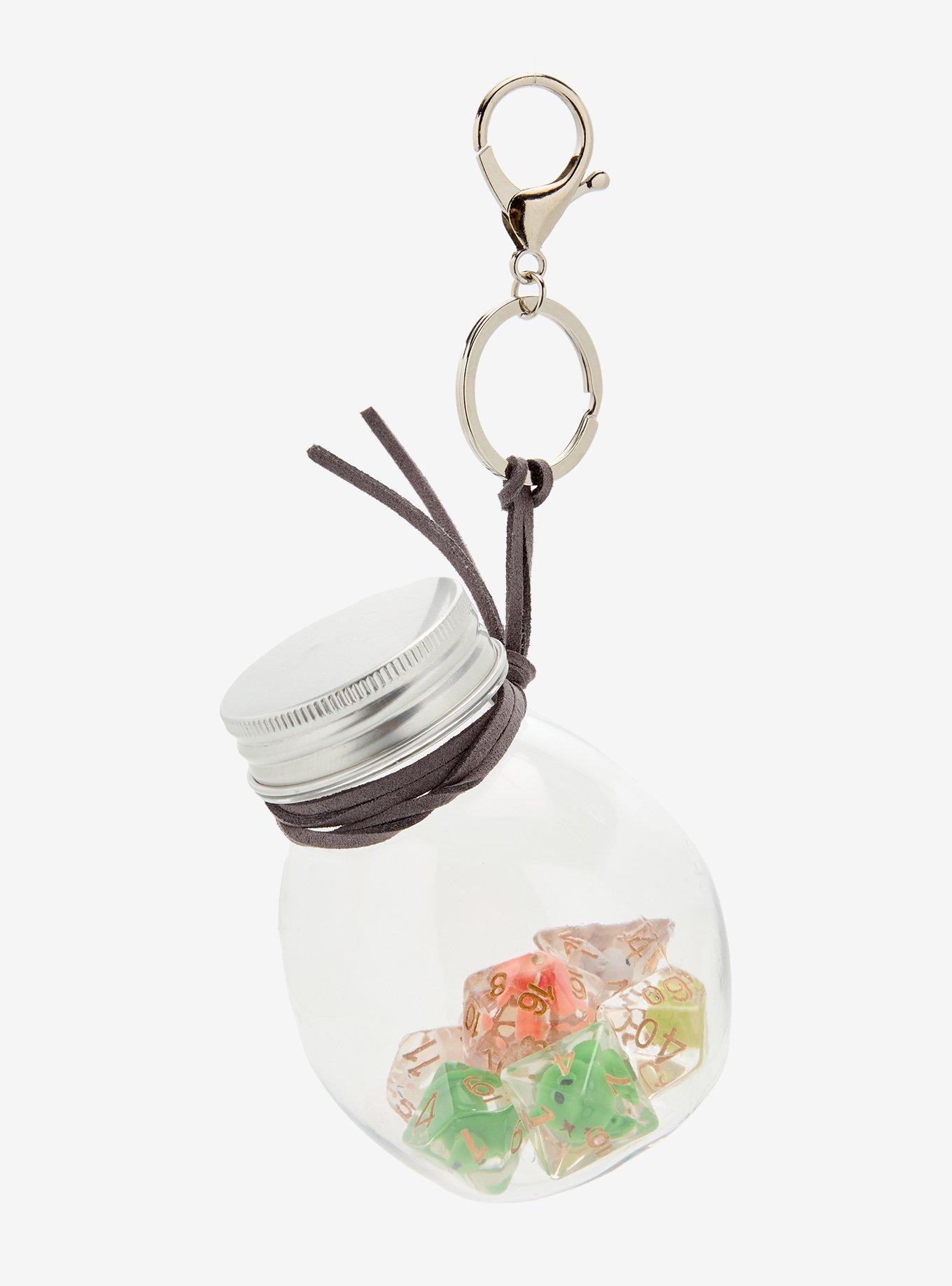 Forest Friends Polyhedral Dice Set Key Chain Hot Topic Exclusive, , hi-res