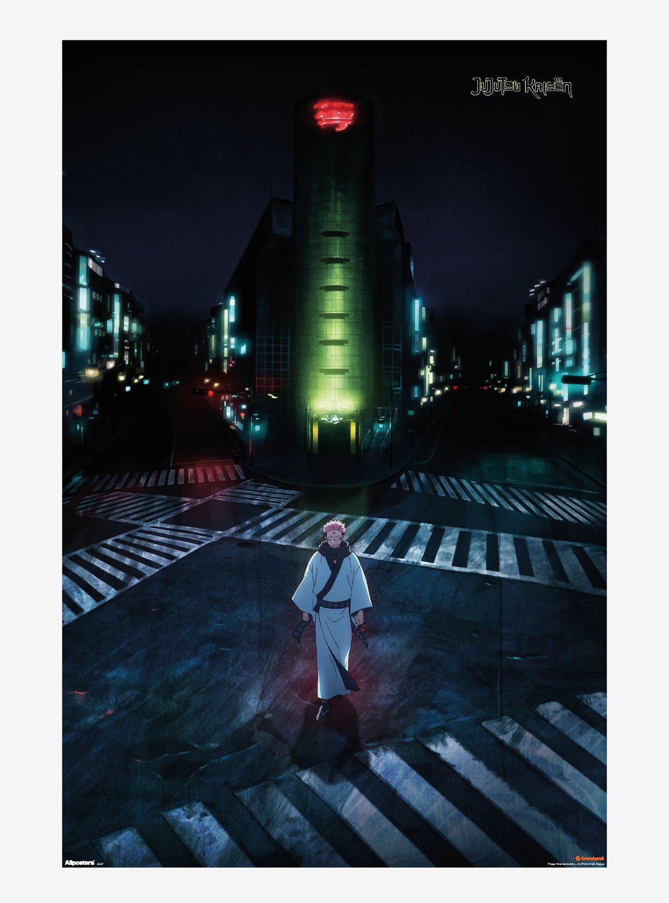 Jujutsu Kaisen Sukuna Shibuya Crossing Poster, , hi-res