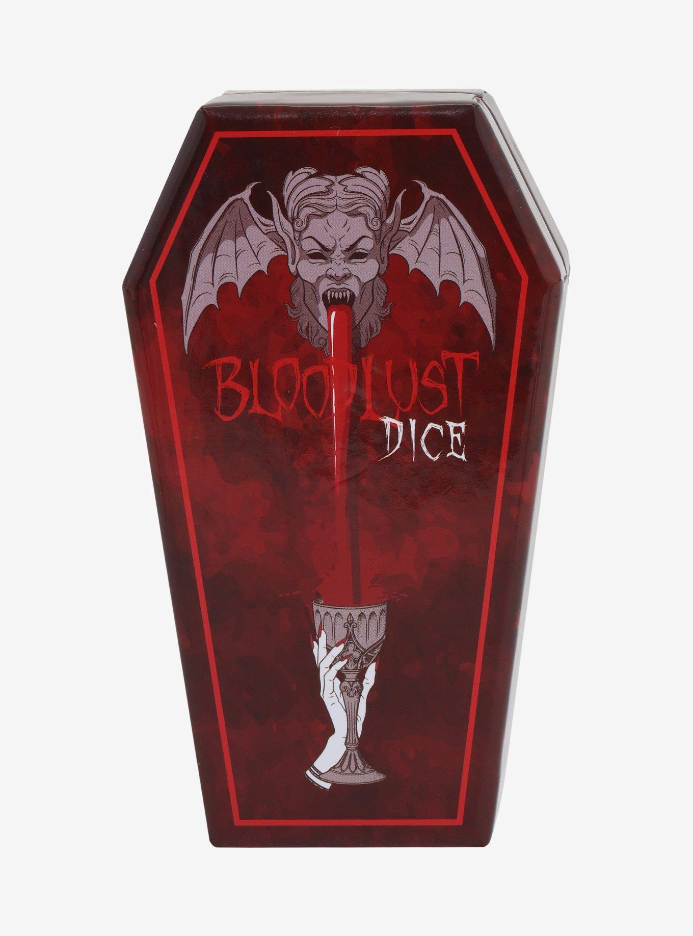 Vampire Bloodlust Polyhedral Dice Set Hot Topic Exclusive, , hi-res