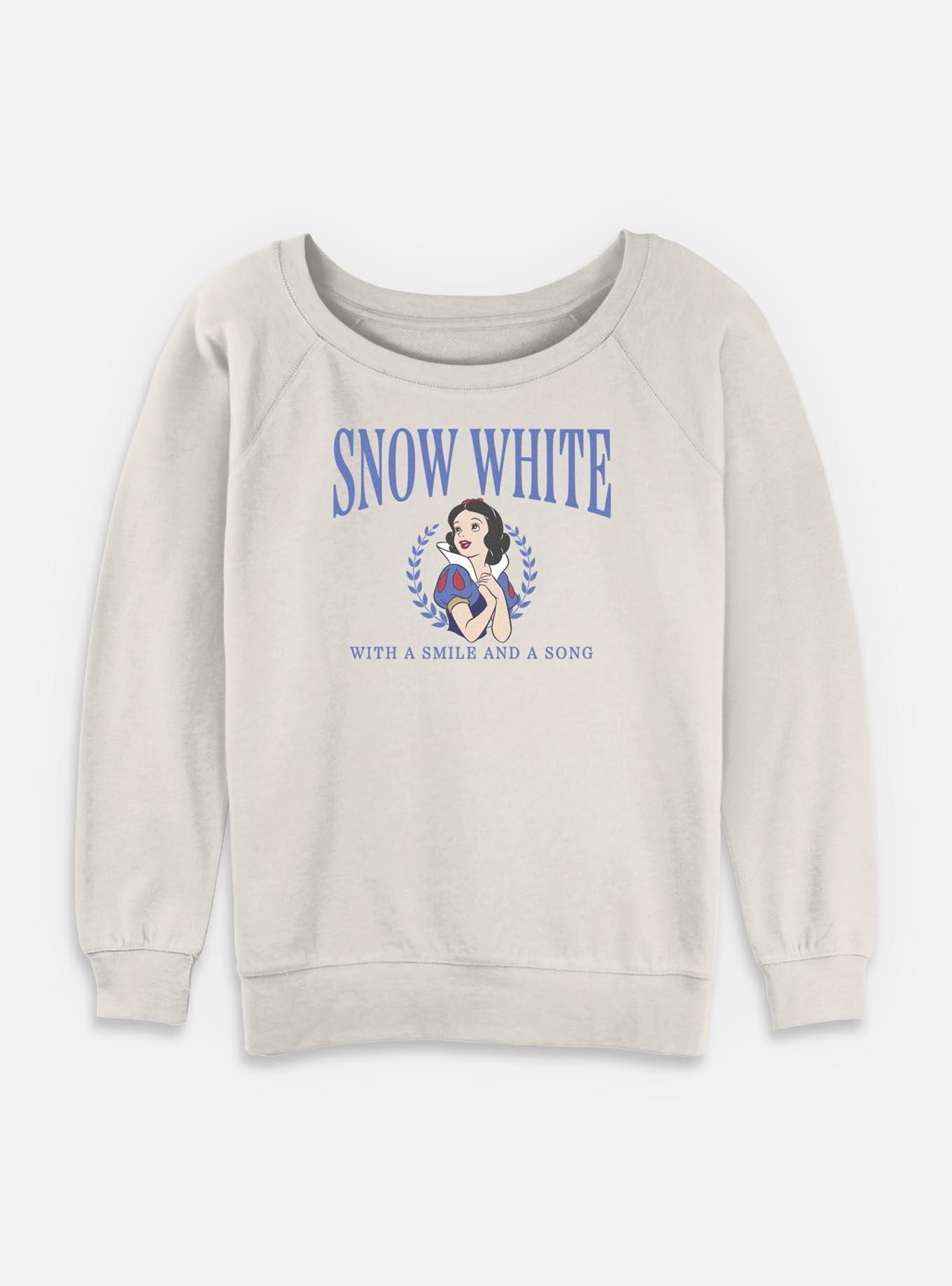 Disney Princesses Snow White Collegiate Womens Slouchy Sweatshirt, , hi-res