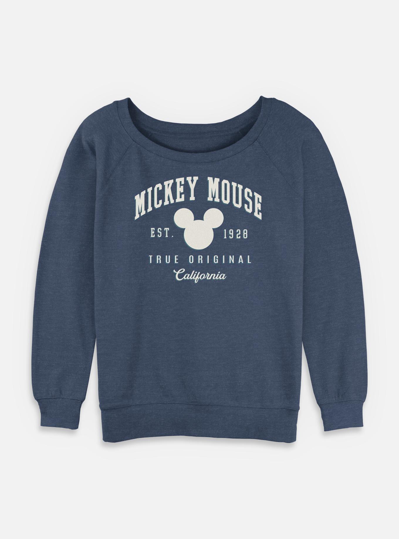 Disney Mickey Mouse 1928 Cali Womens Slouchy Sweatshirt, , hi-res