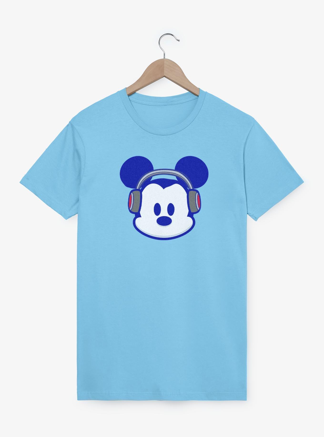 Disney Mickey Mouse Headphones T-Shirt, LT BLUE, hi-res