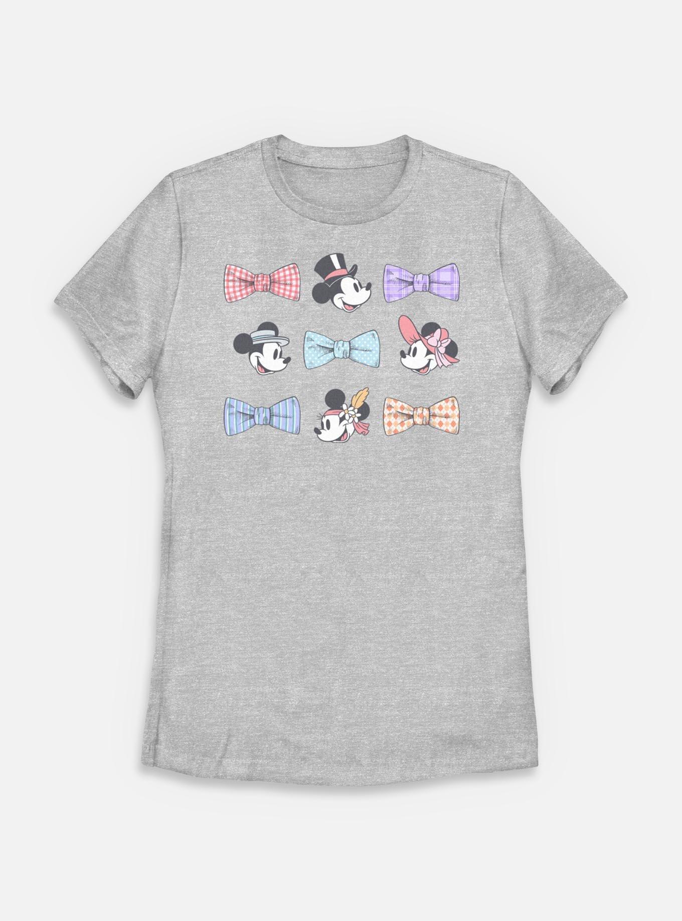 Disney Mickey Mouse Bows Womens T-Shirt, ATH HTR, hi-res