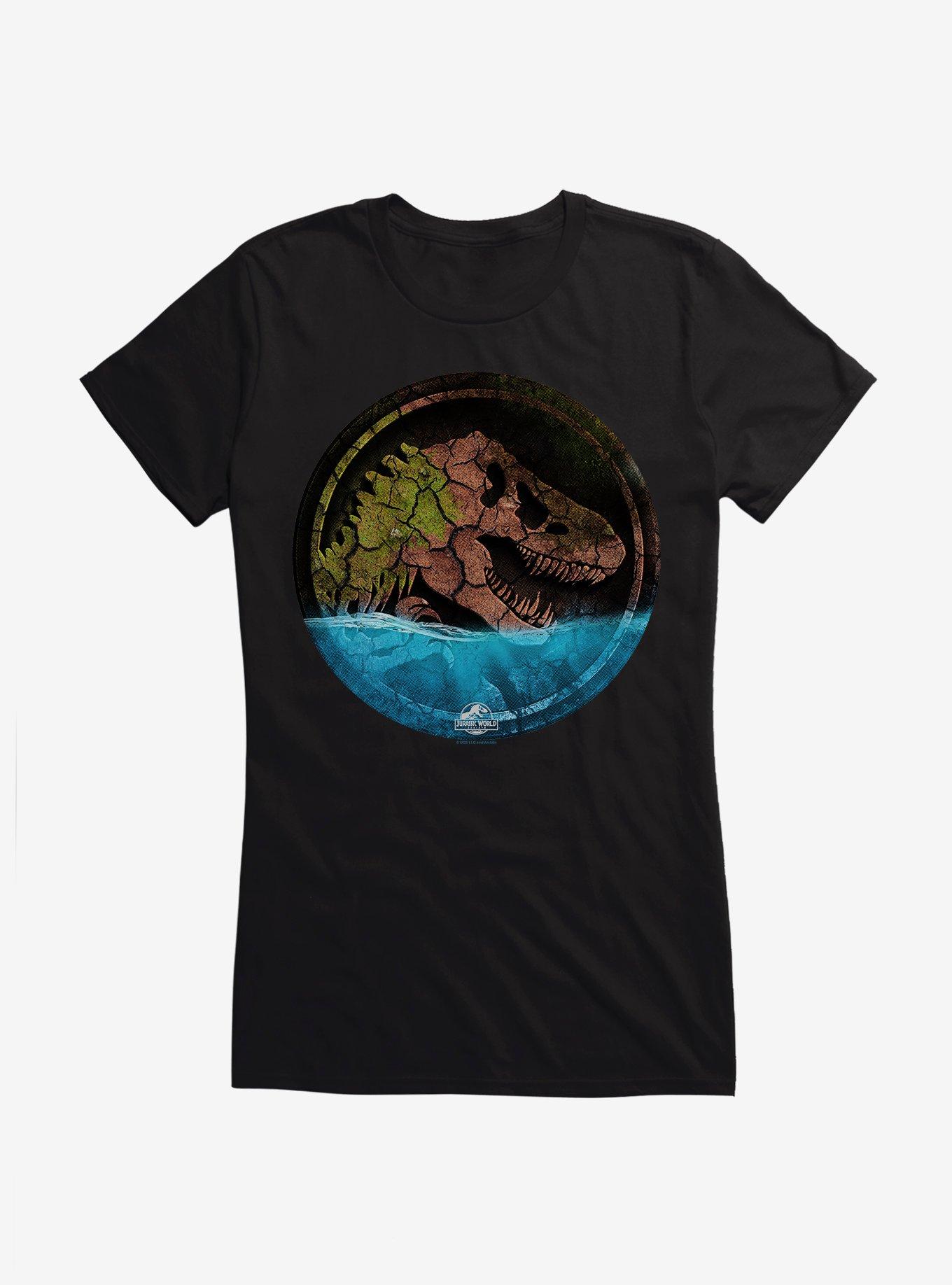 Jurassick World Rebirth Moss Covered Logo Girls T-Shirt, , hi-res