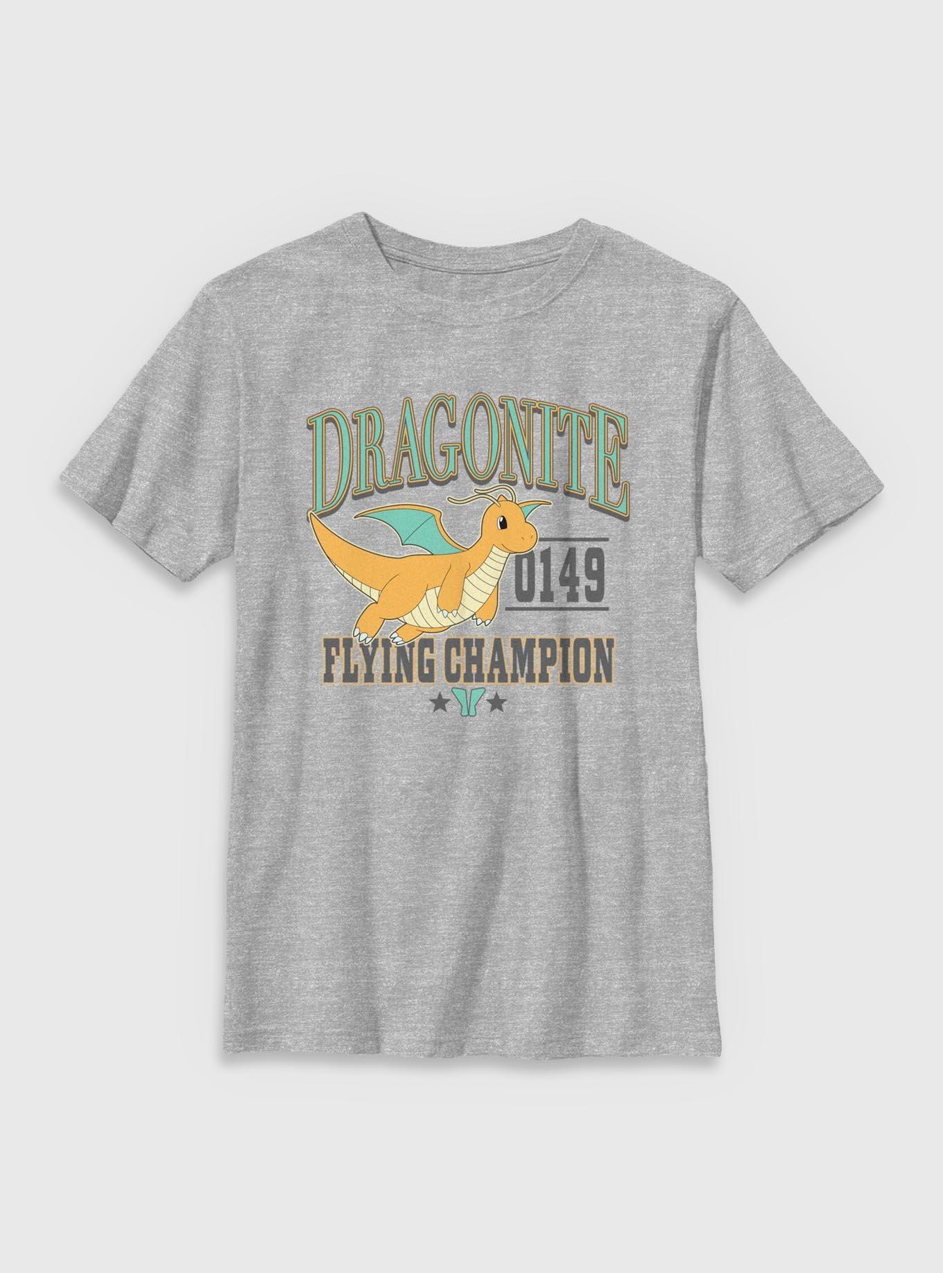 Pokemon Dragonite Youth T-Shirt, ATH HTR, hi-res