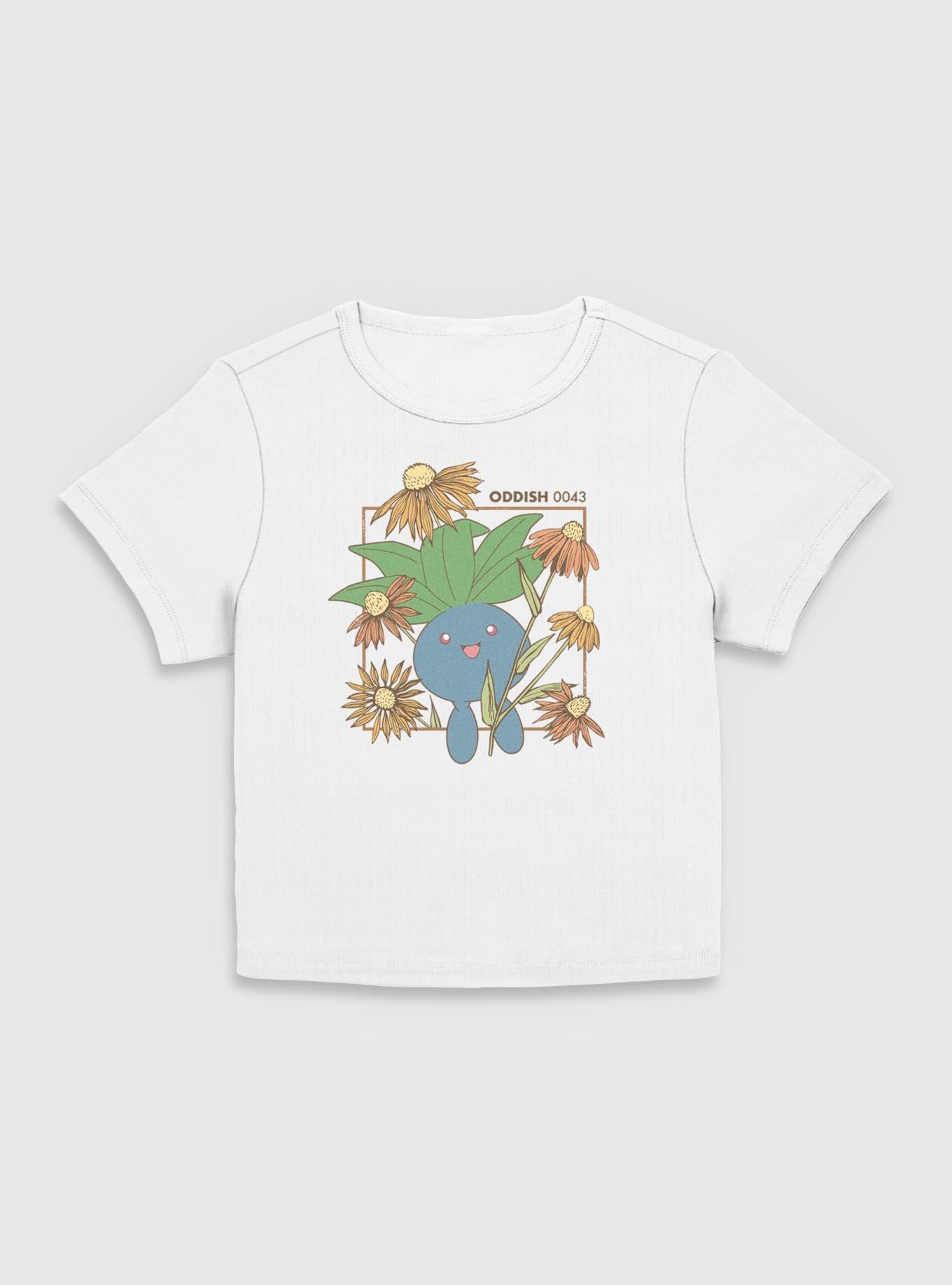 Pokemon Oddish Flowers Womens Baby T-Shirt, , hi-res