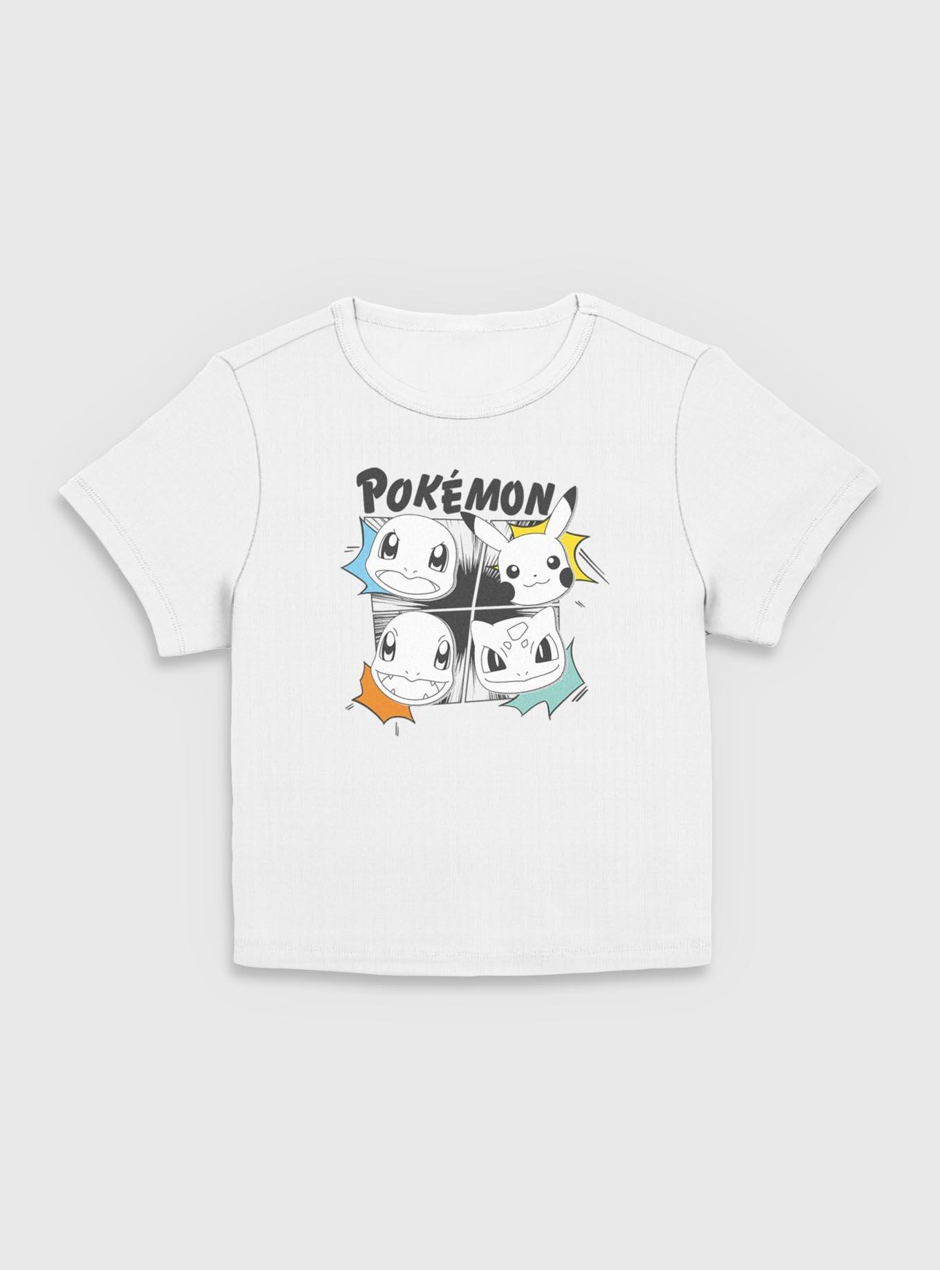 Pokemon Kanto Starter Heads Womens Baby T-Shirt, , hi-res