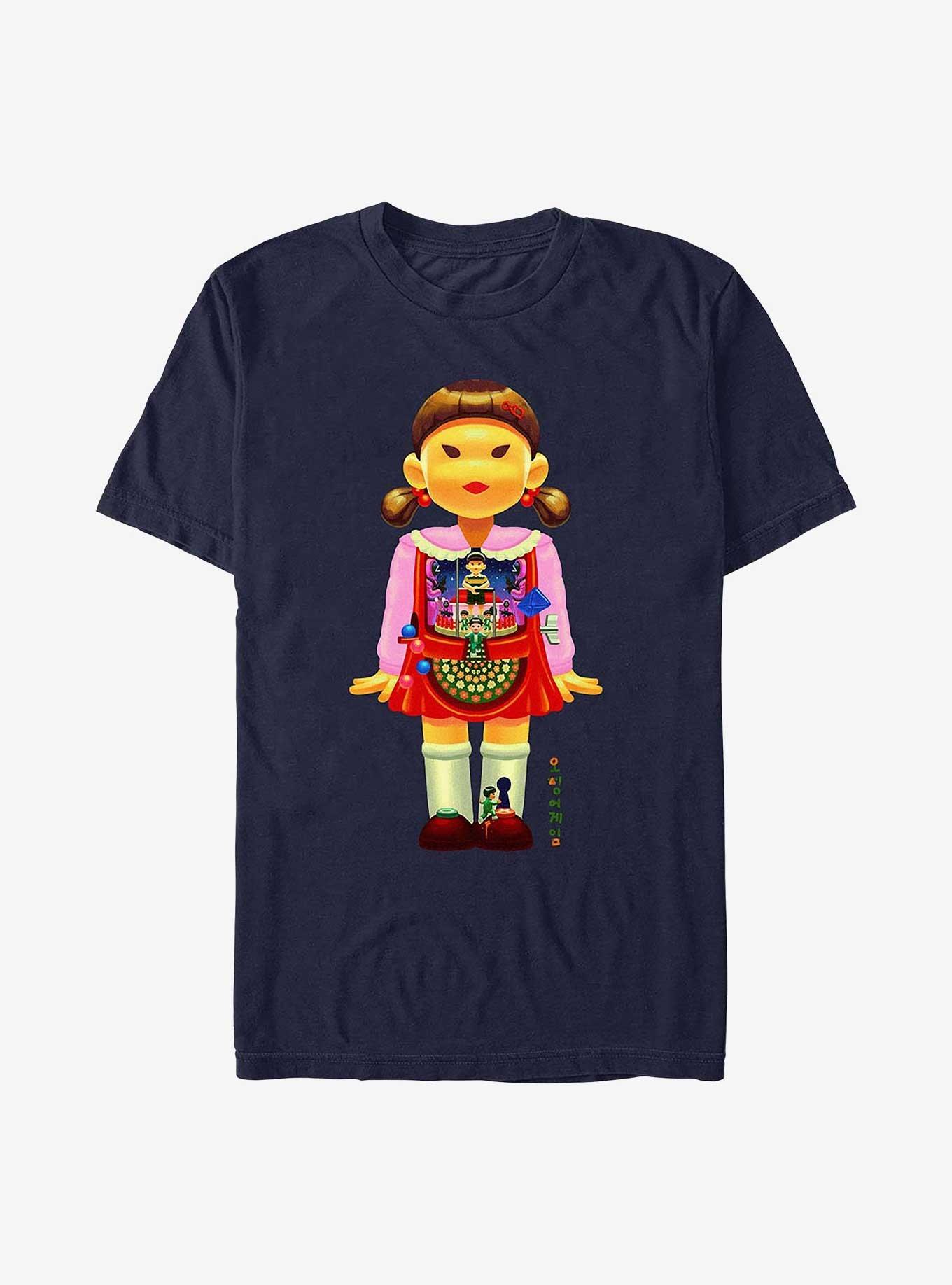 Squid Game Big Girl Doll T-Shirt