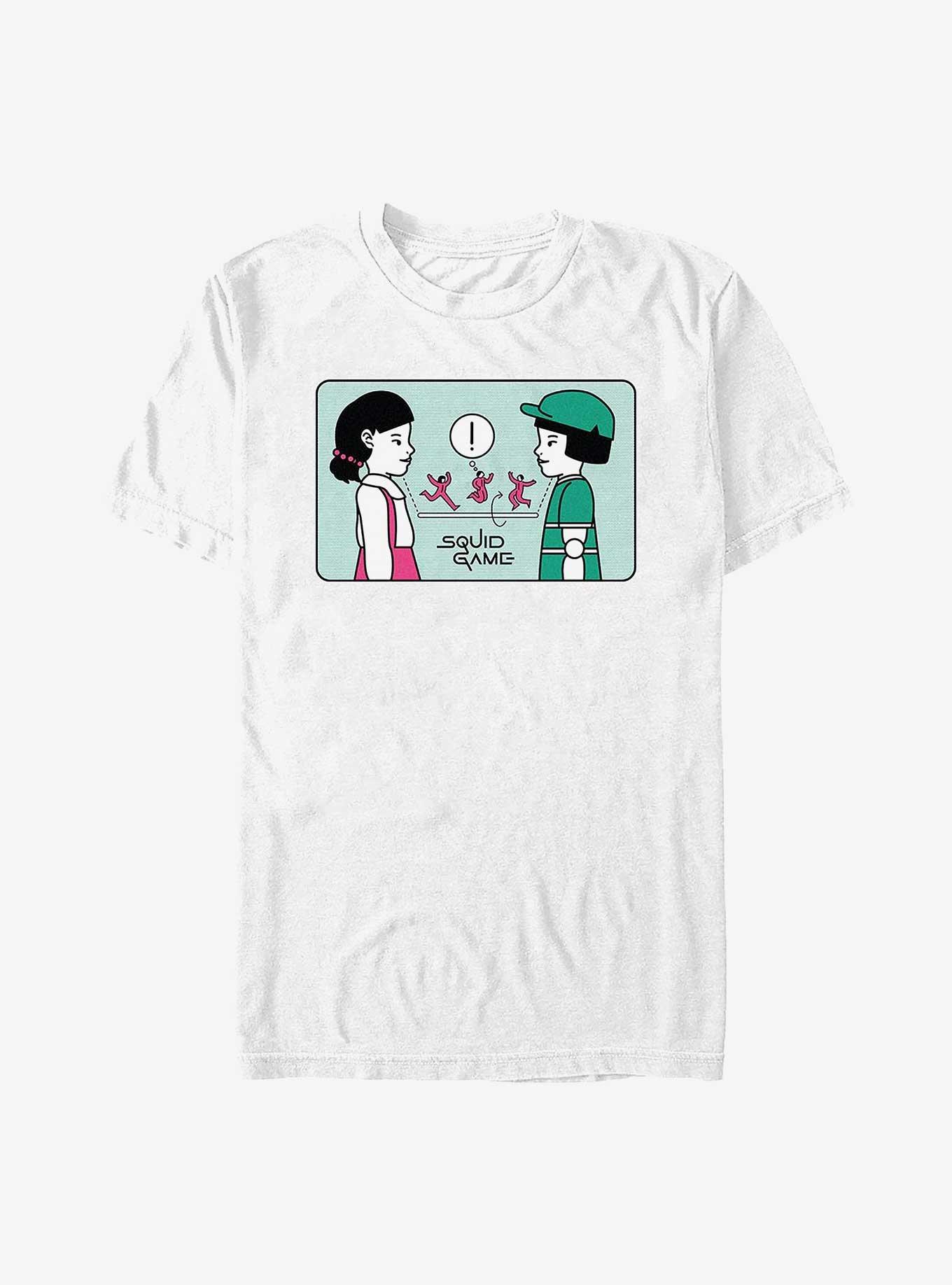 Squid Game Face To Face T-Shirt, WHITE, hi-res
