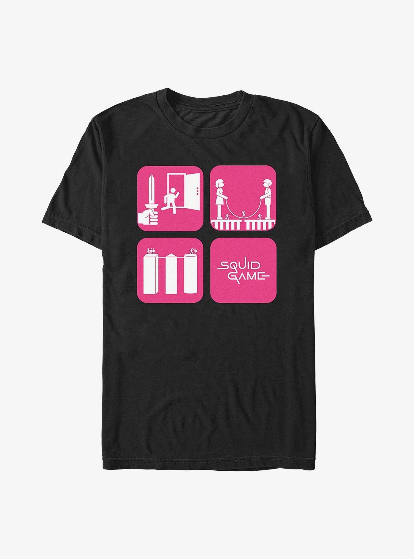Squid Game Games Graphic T-Shirt, BLACK, hi-res