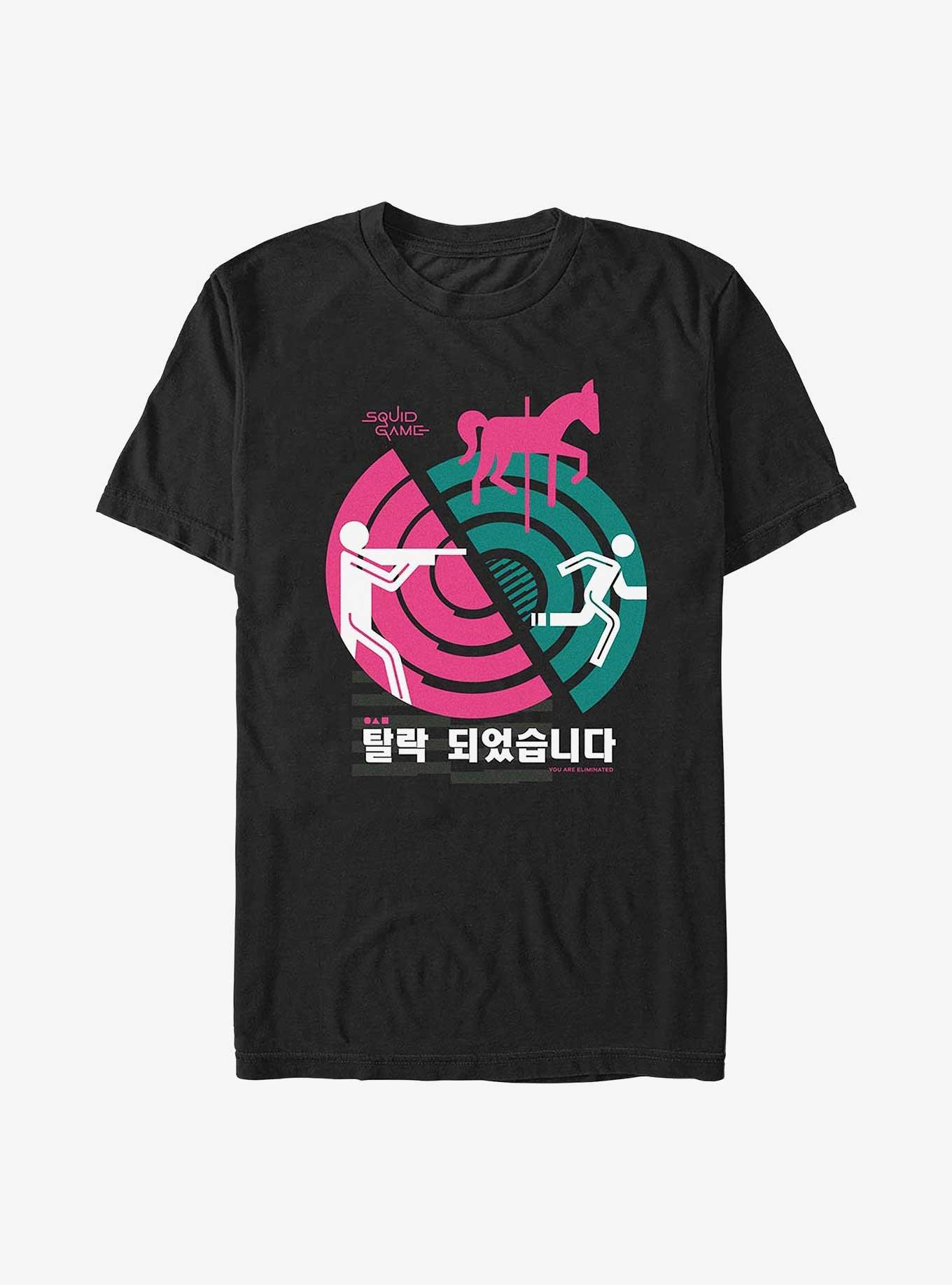 Squid Game Summer Sport Horse T-Shirt, BLACK, hi-res