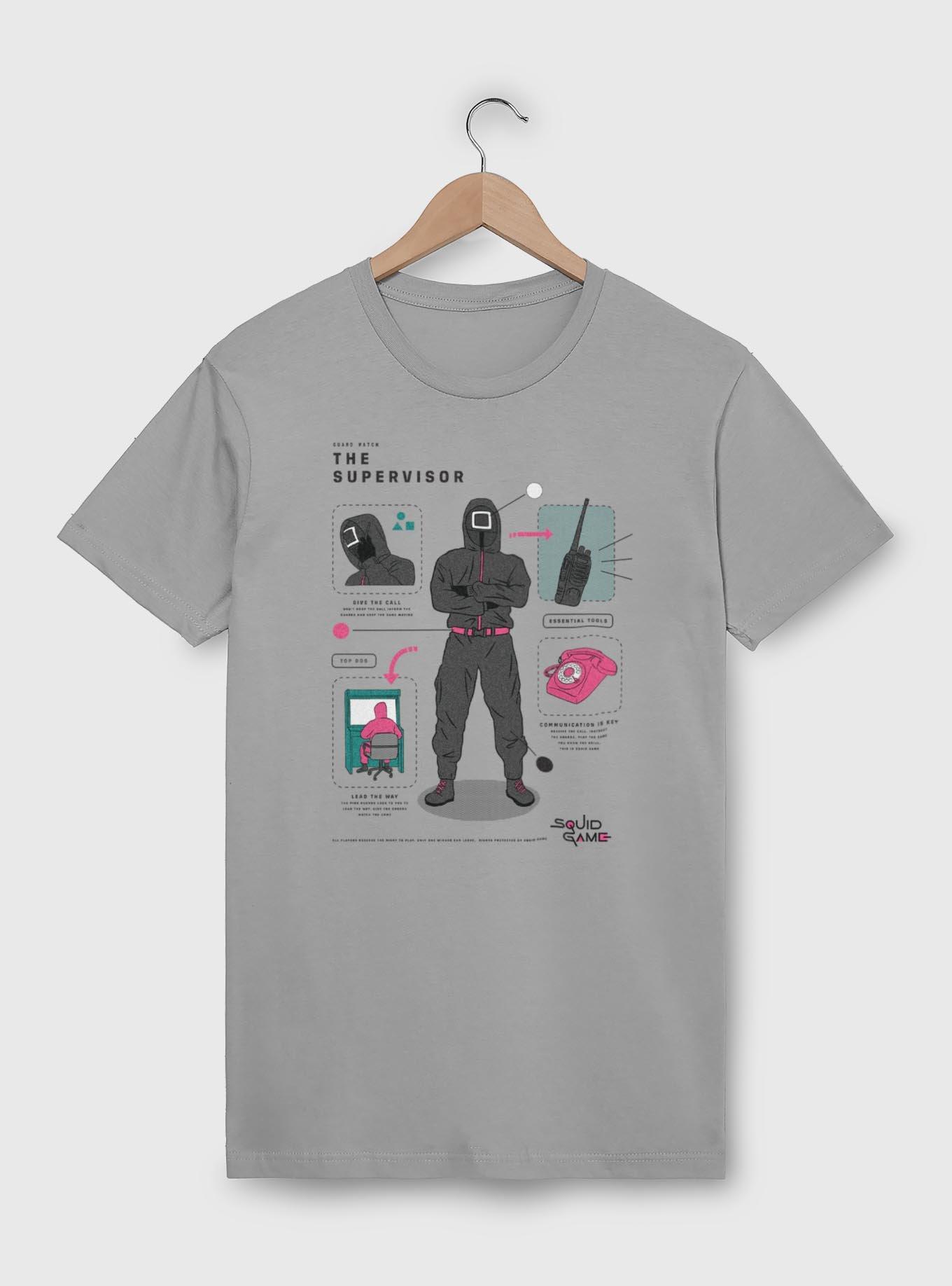 Squid Game The Supervisor Infographic T-Shirt, , hi-res