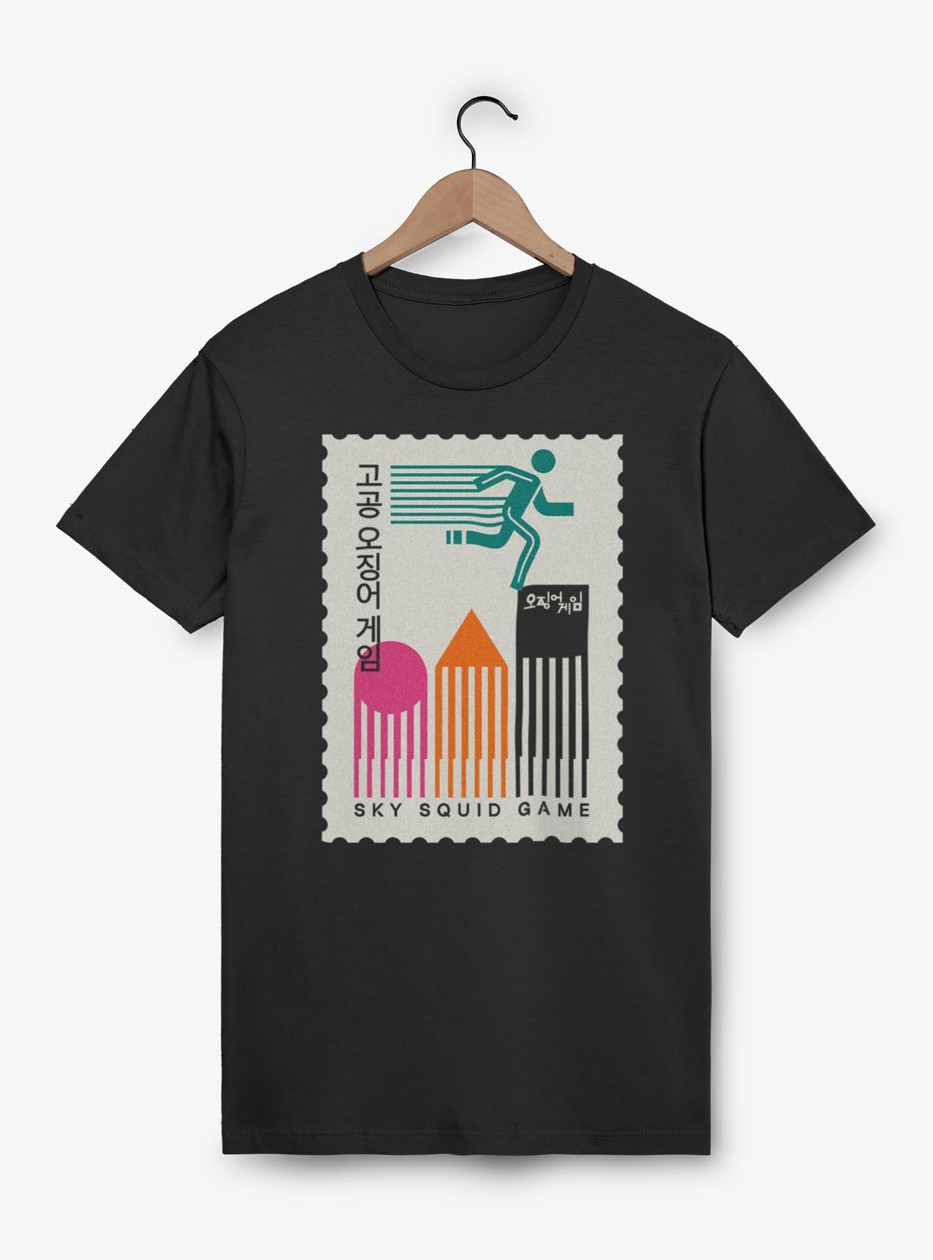 Squid Game Sky Squid Game Stamp T-Shirt, , hi-res