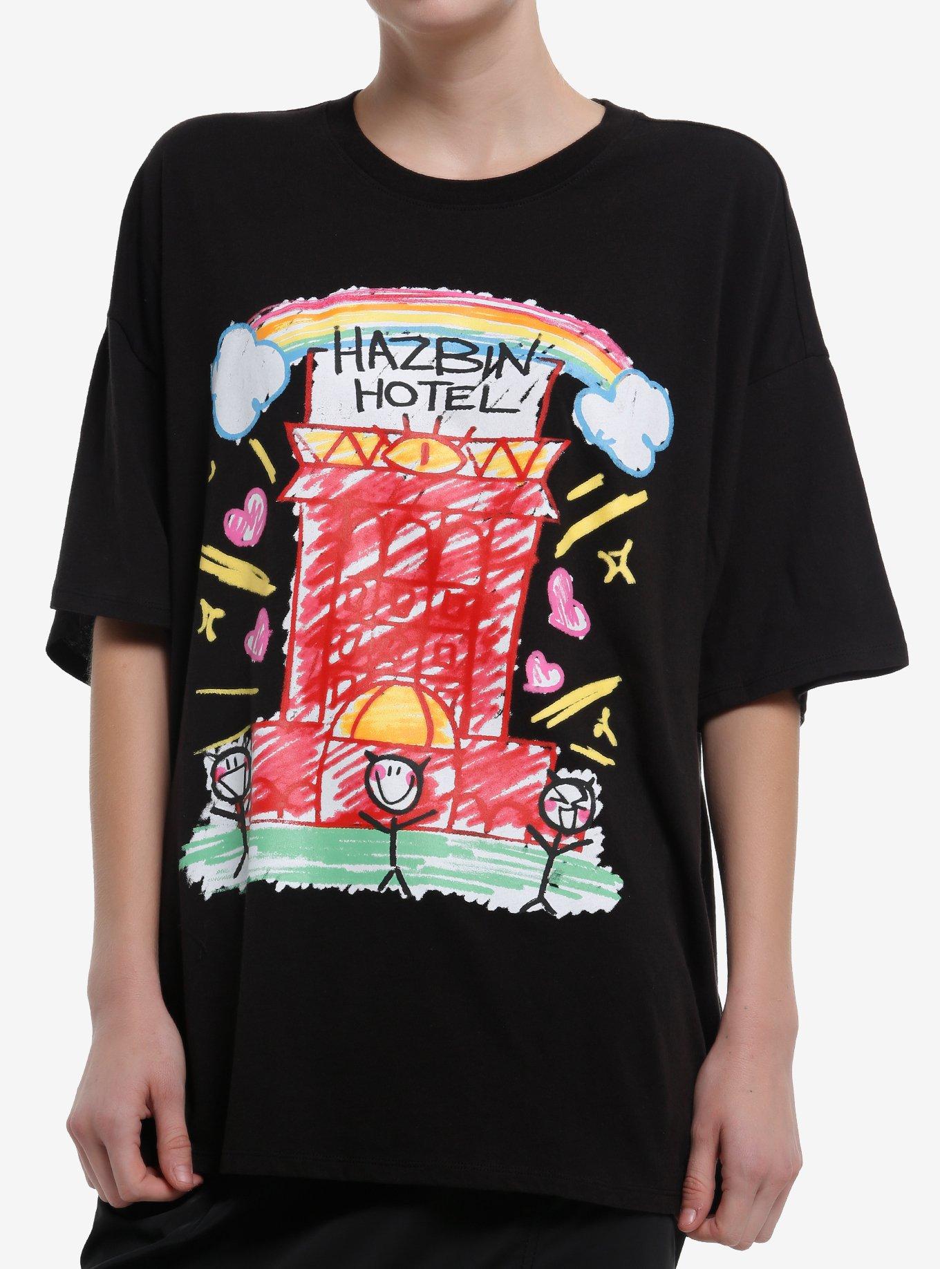 Hazbin Hotel Charlie Doodles Oversized T-Shirt, , hi-res