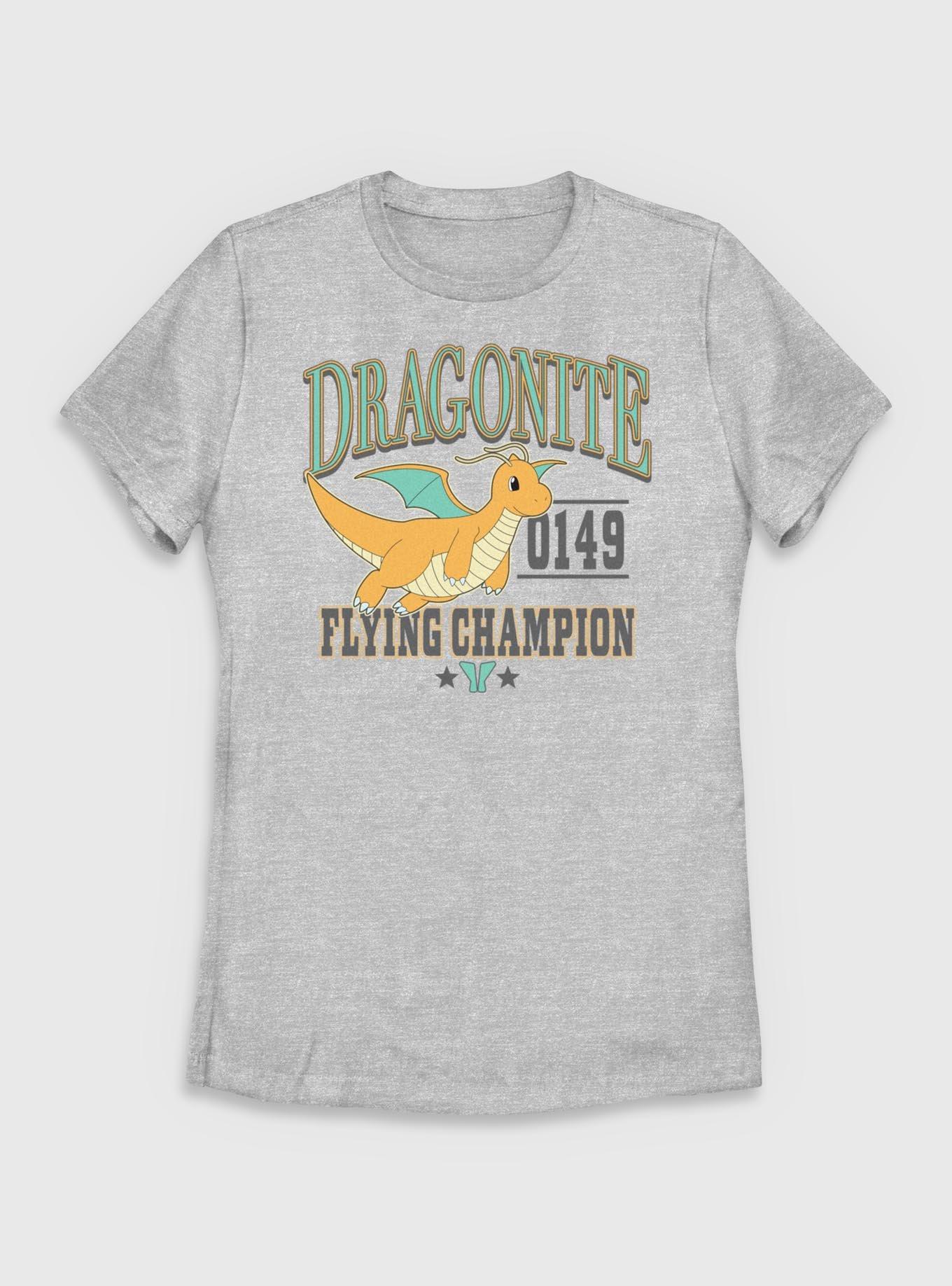 Pokemon Dragonite Womens T-Shirt, ATH HTR, hi-res