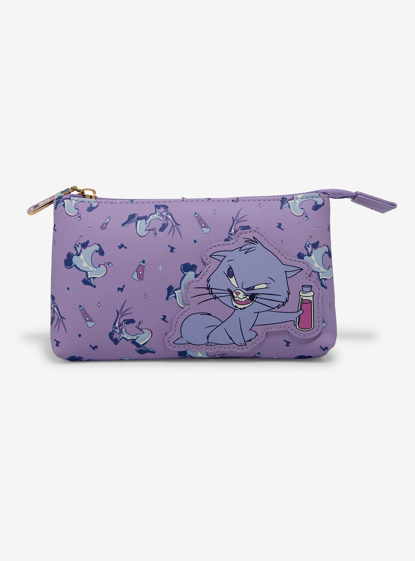 Disney The Emperor's New Groove Cat Yzma Allover Print Cosmetic Bag - BoxLunch Exclusive, , hi-res