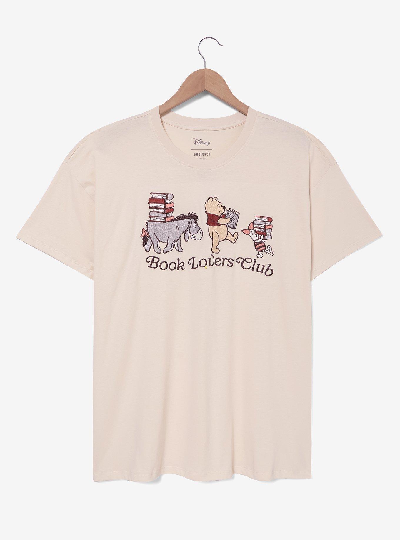 Disney Winnie the Pooh Book Lovers Club Women's Plus Size T-Shirt - BoxLunch Exclusive, , hi-res