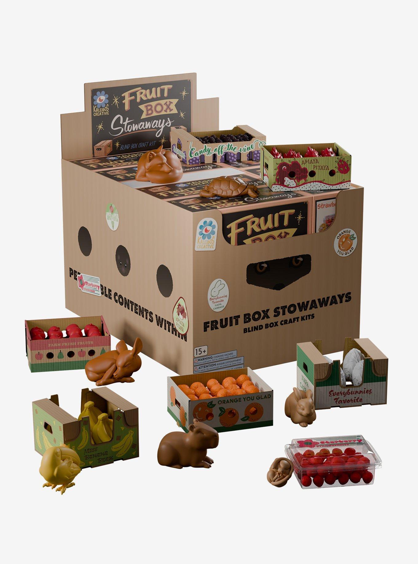 Kaleidos Creative Fruit Box Stowaways Blind Box Figure, , hi-res