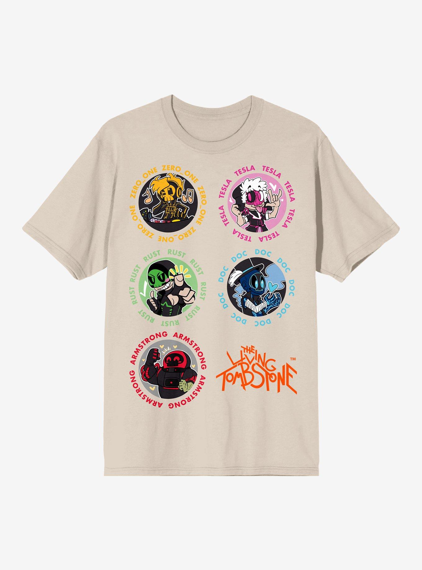 The Living Tombstone Character Portraits T-Shirt Hot Topic Exclusive, , hi-res
