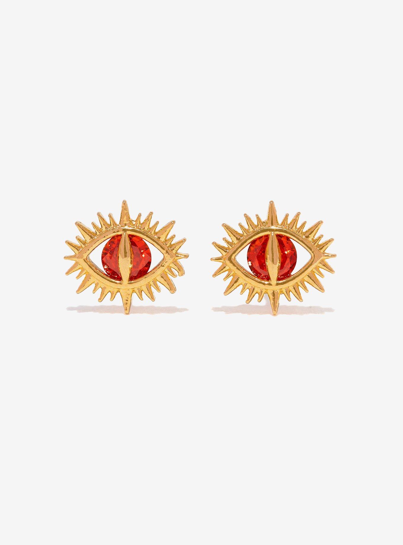 The Lord Of The Rings X Girls Crew Eye Of Sauron Stud Earrings, , hi-res