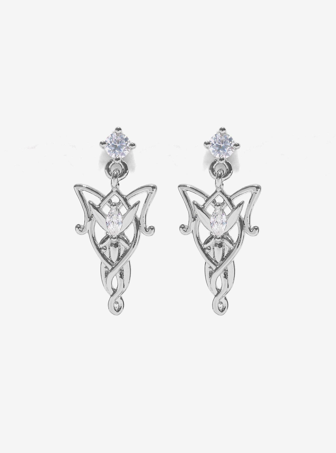 The Lord Of The Rings X Girls Crew Arwen Drop Earrings, , hi-res