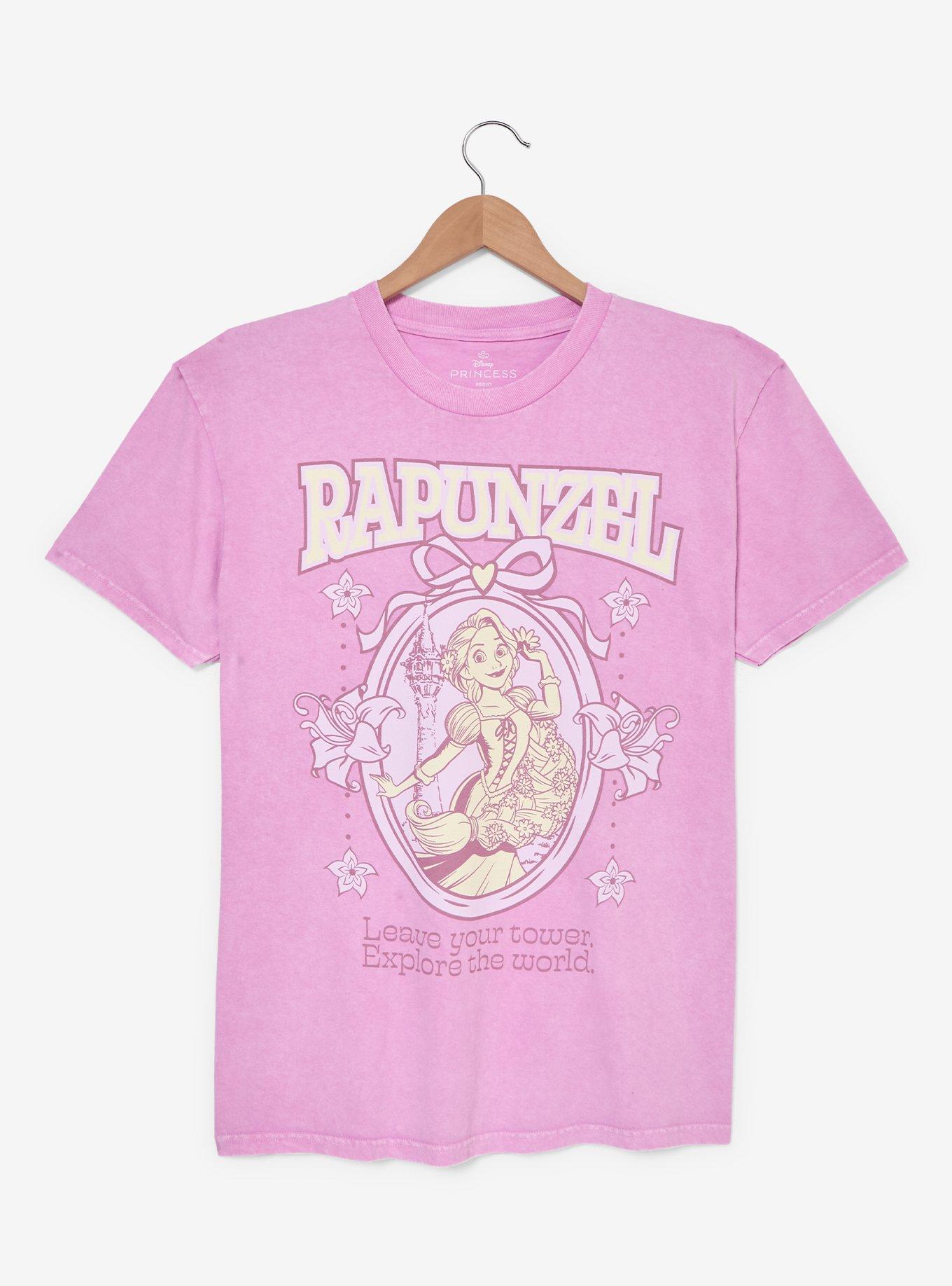 Disney Tangled Rapunzel Explore the World Tonal Women's T-Shirt — BoxLunch Exclusive, , hi-res