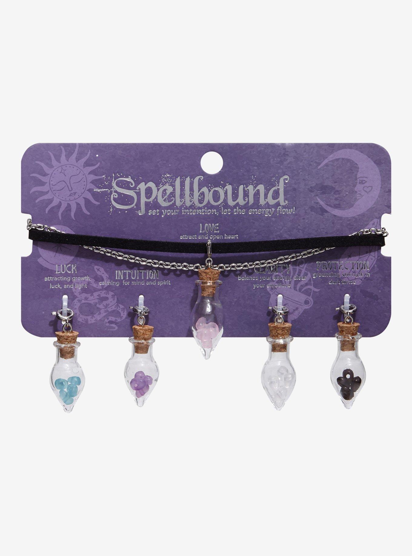 Spellbound Vial Interchangeable Charm Necklace Set, , hi-res