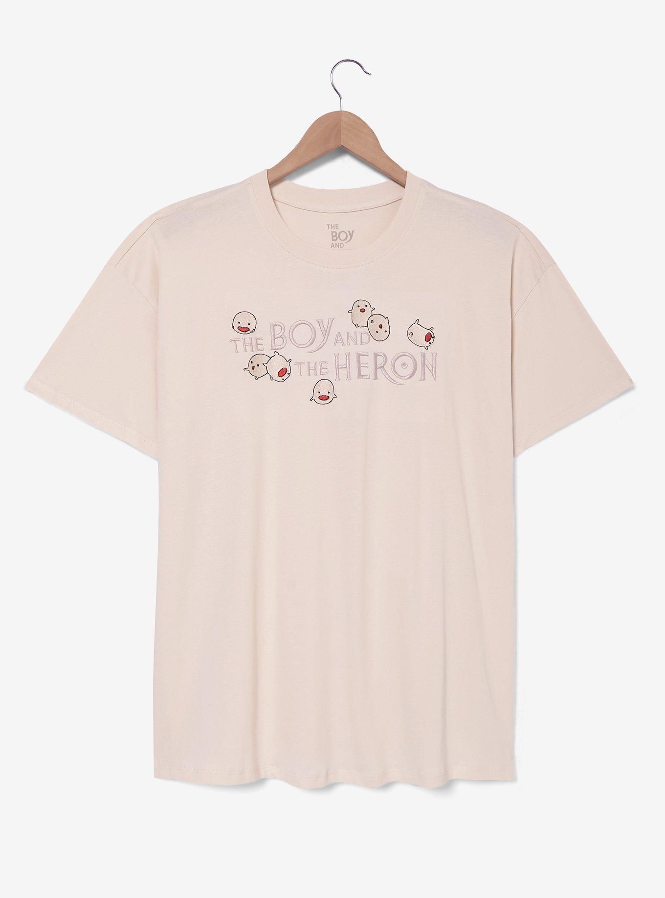 Studio Ghibli® The Boy and the Heron Embroidered Women's Plus Size T-Shirt - BoxLunch Exclusive