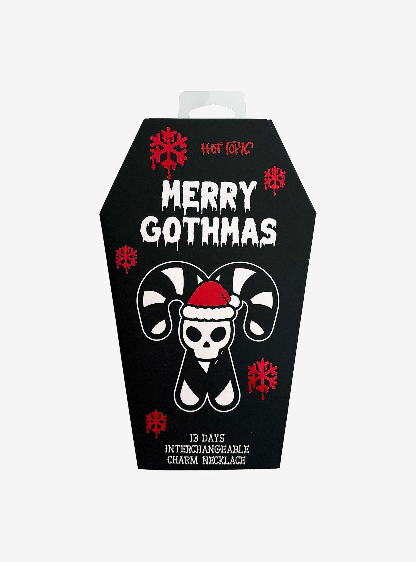 Merry Gothmas 13-Day Advent Calendar Necklace Set