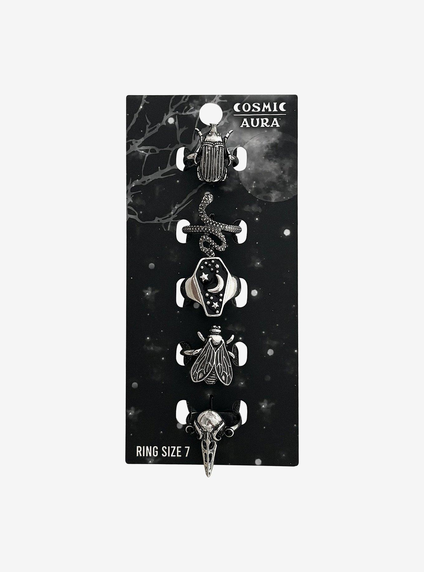 Cosmic Aura Insect Animal Ring Set, , hi-res