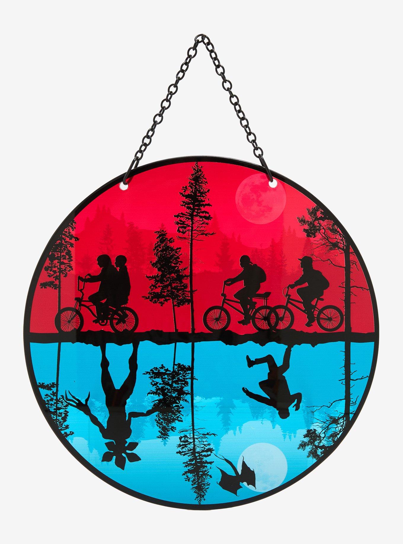 Stranger Things Upside Down Glass Wall Art - BoxLunch Exclusive, , hi-res