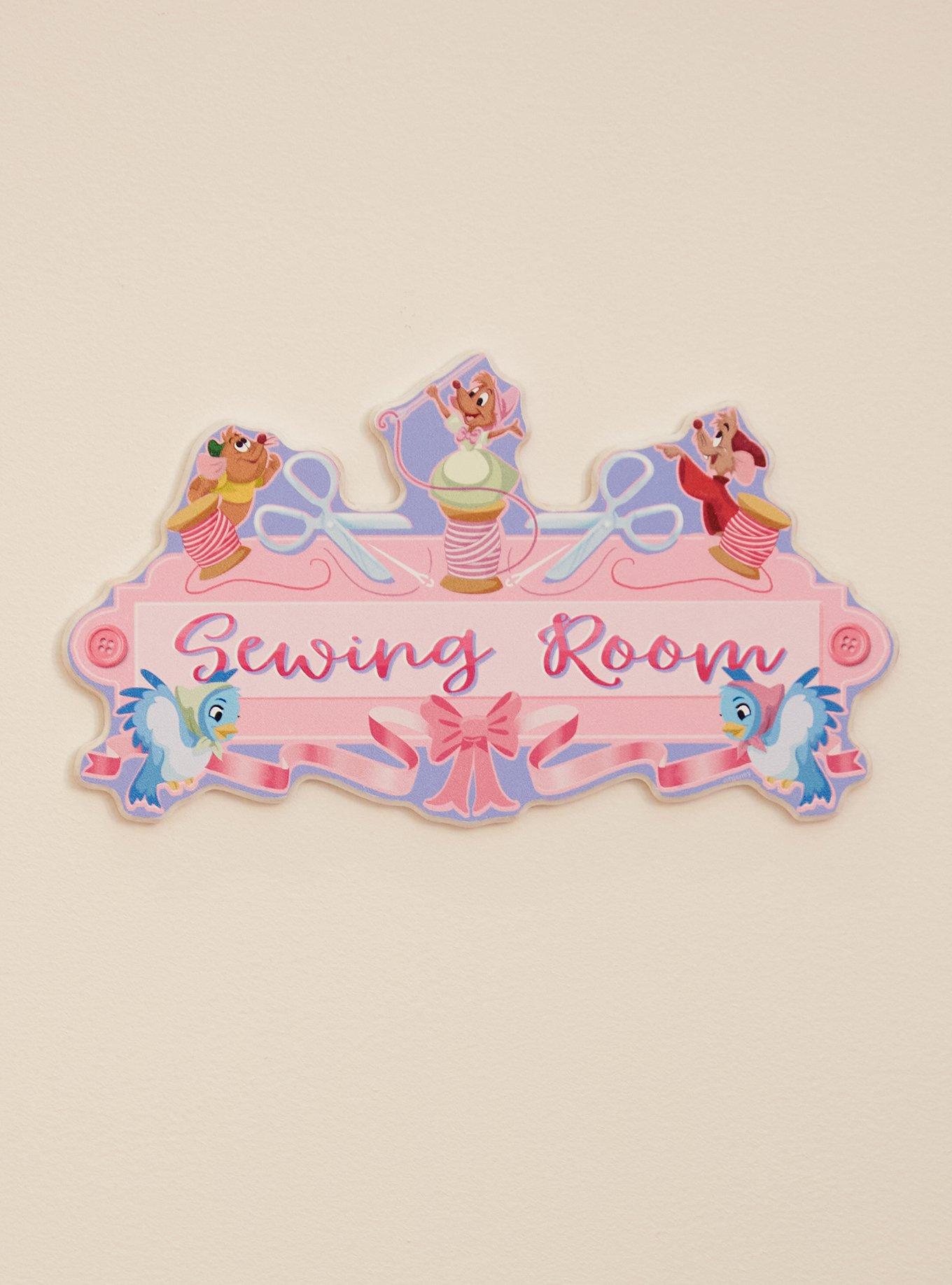 Disney Cinderella Mice Sewing Room Wall Sign - BoxLunch Exclusive, , hi-res