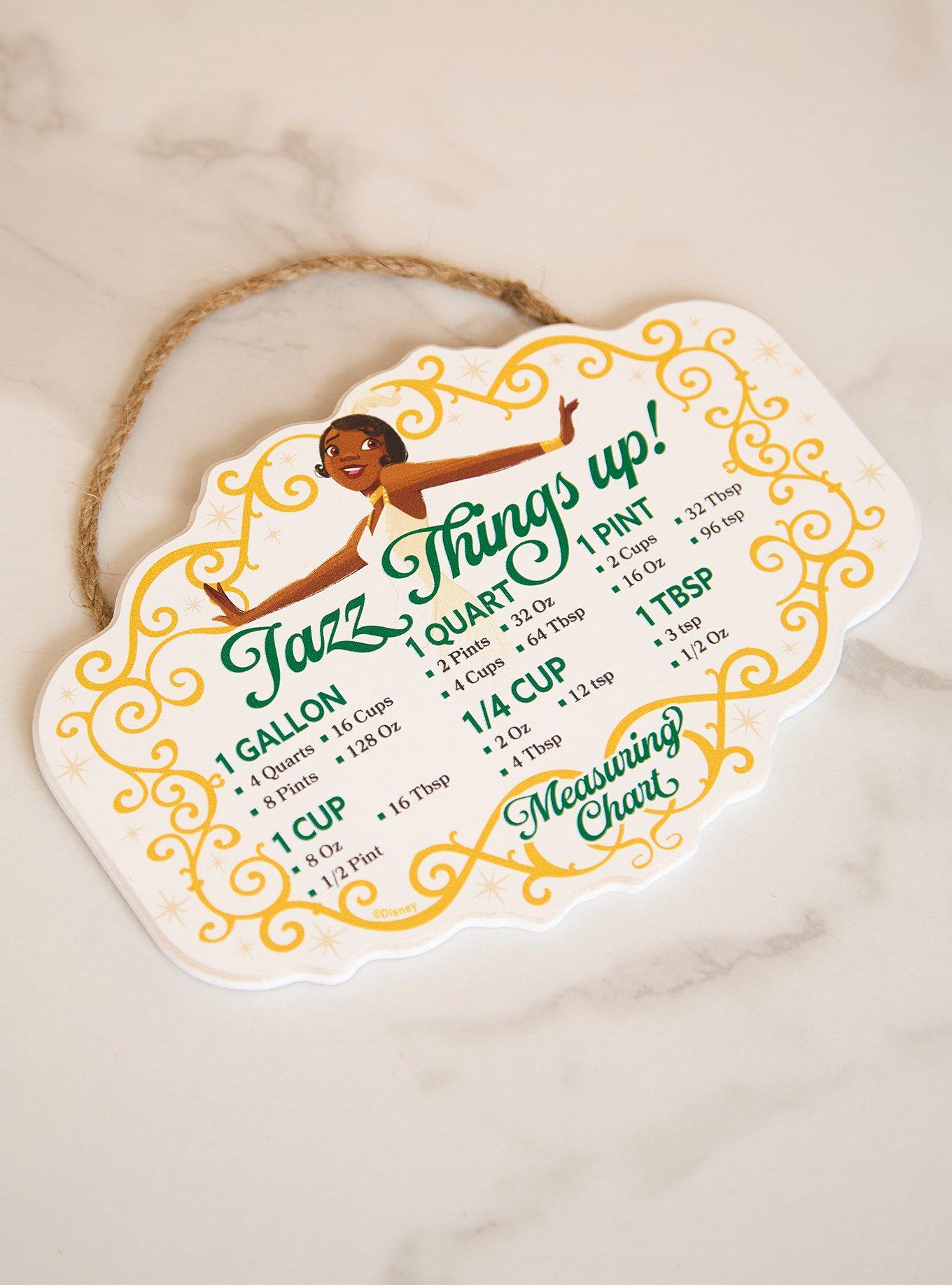 Disney The Princess and The Frog Tiana Jazz Kitchen Conversion Chart, , hi-res