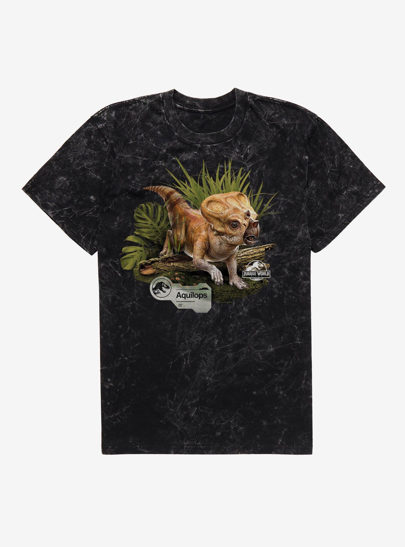 Jurassick World Rebirth Aquilops Mineral Wash T-Shirt, , hi-res