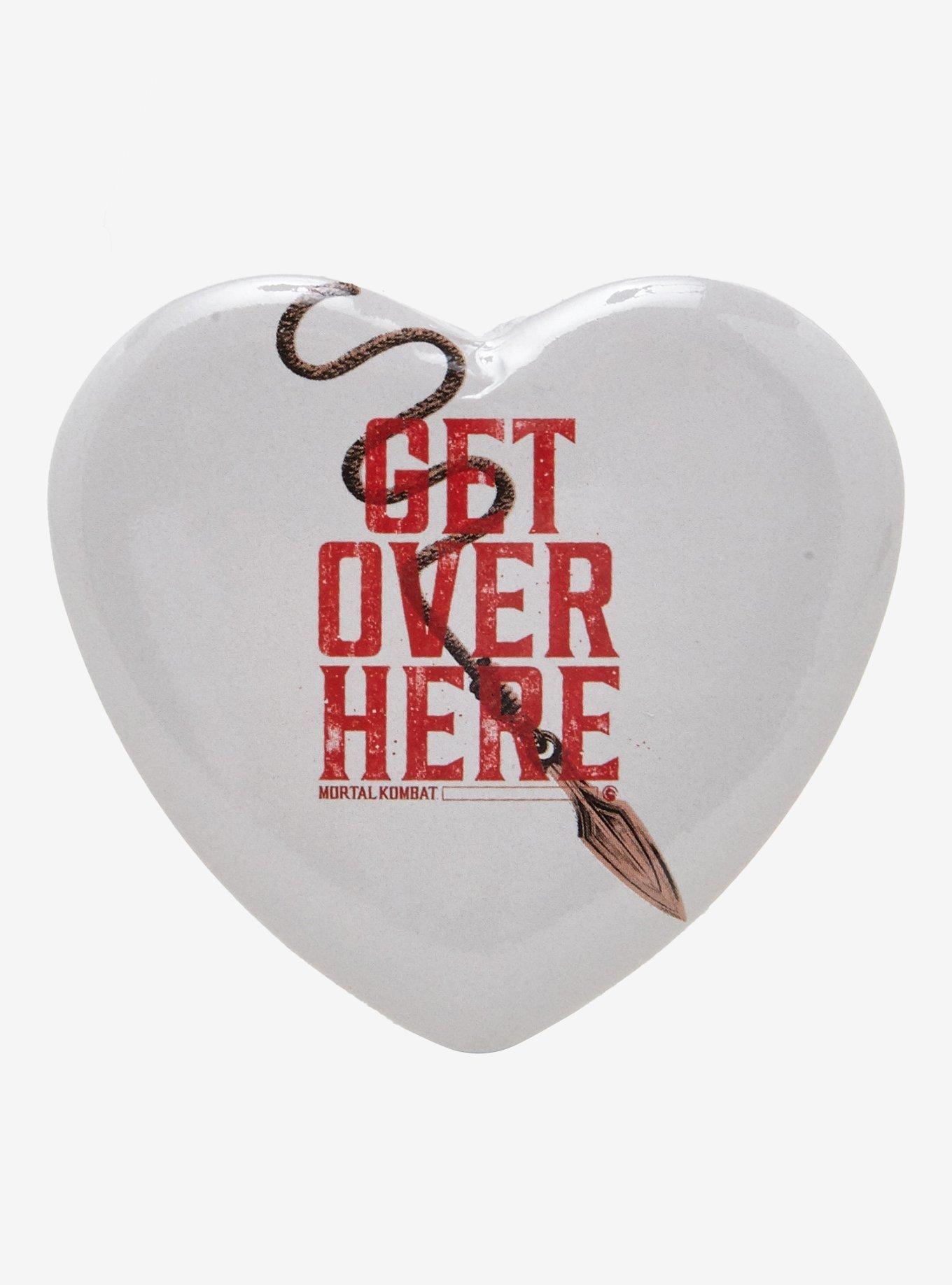 Mortal Kombat Get Over Here Heart Button, , hi-res
