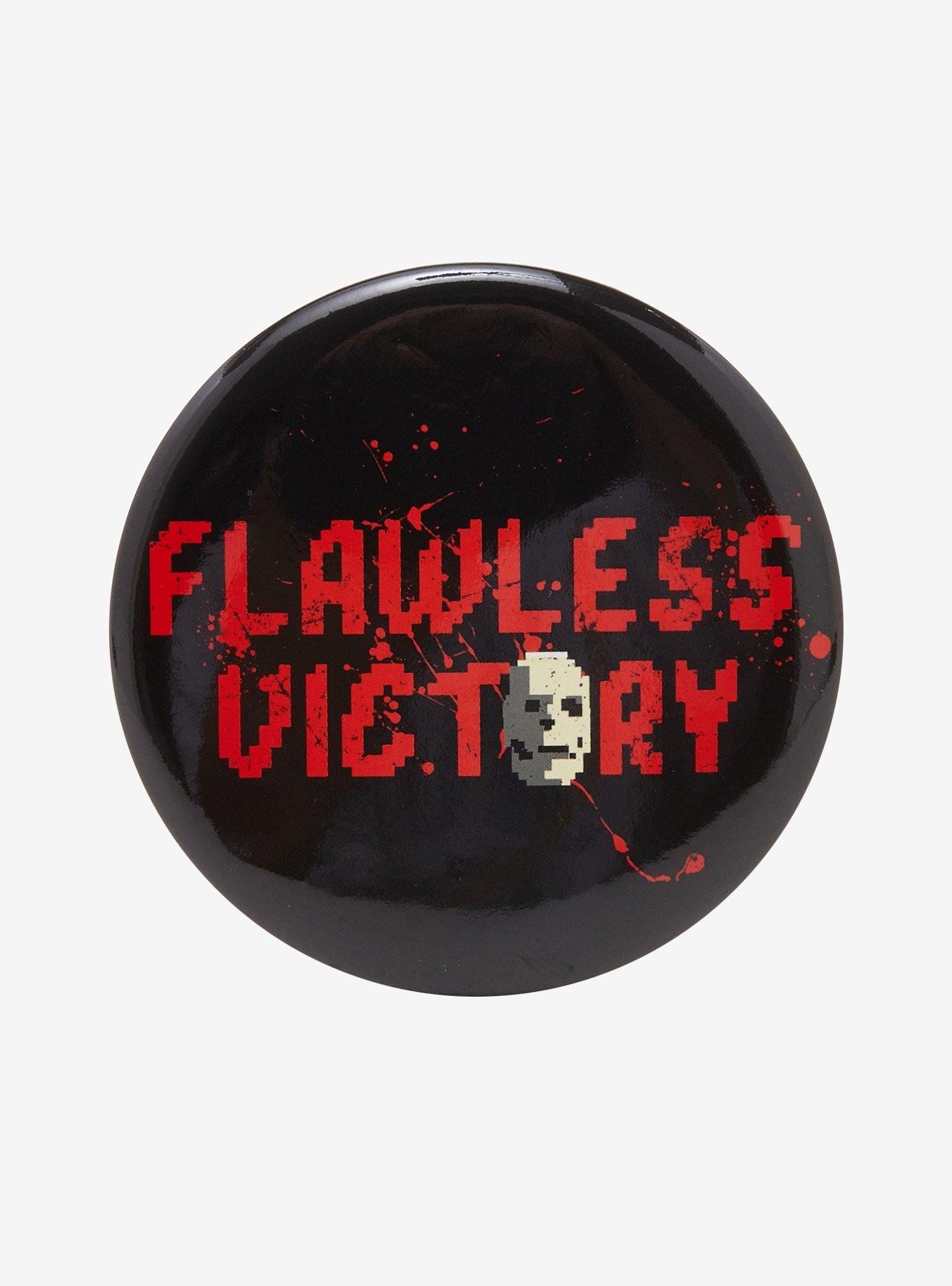 Mortal Kombat Flawless Victory 3 Inch Button, , hi-res