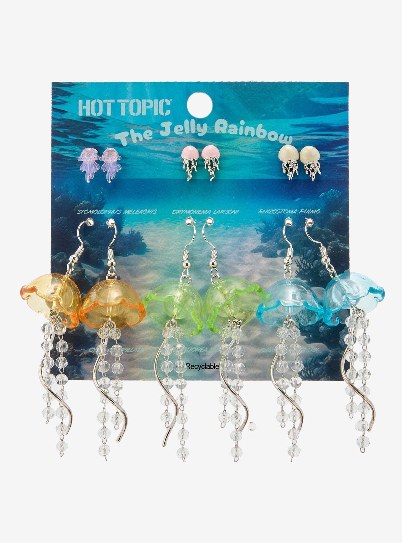 Rainbow Jellyfish Earring Set, , hi-res
