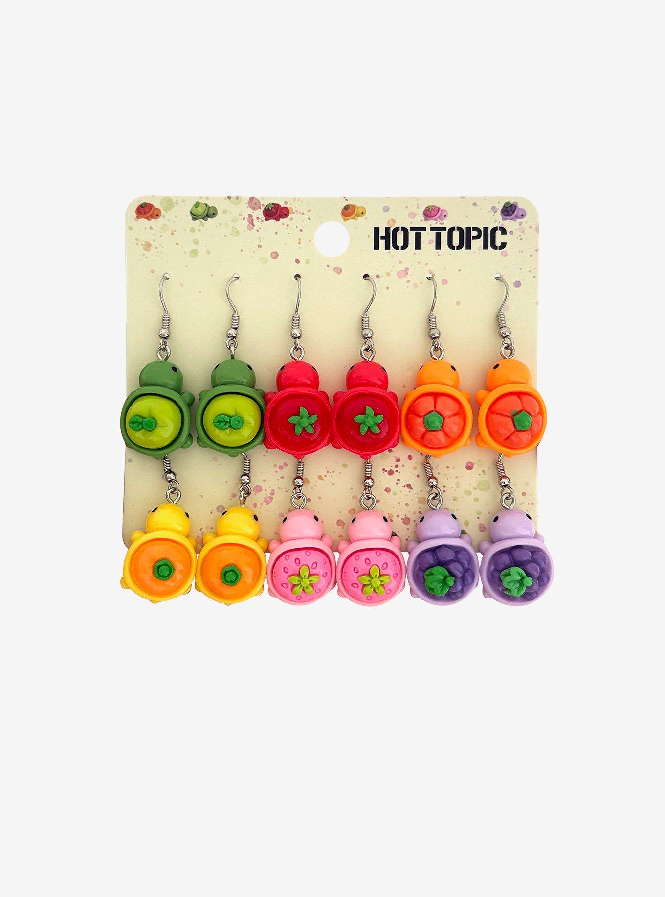Fruit Turtle Drop Earring Set, , hi-res