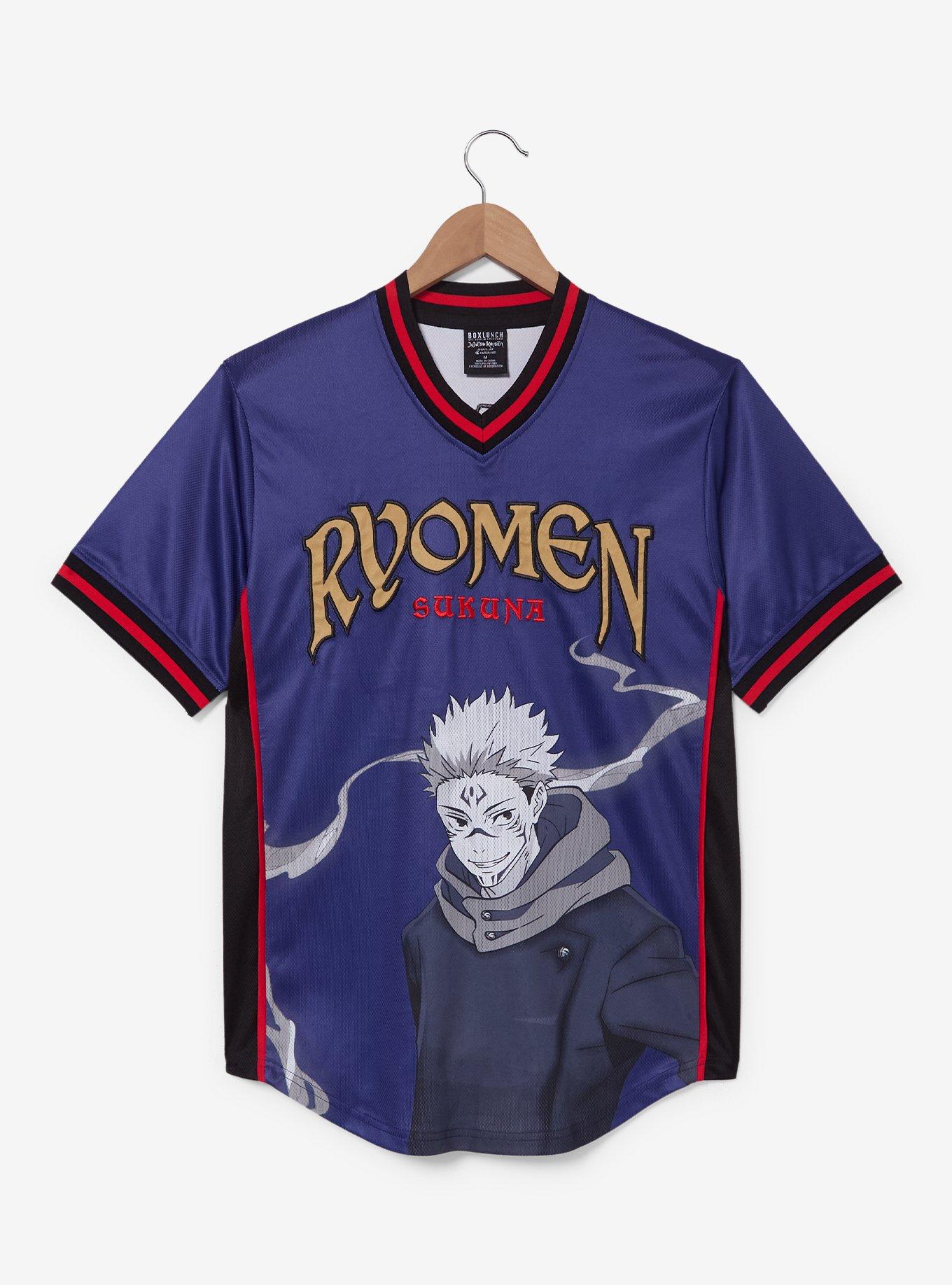 Jujutsu Kaisen Ryomen Sukuna Batting Jersey - BoxLunch Exclusive, , hi-res