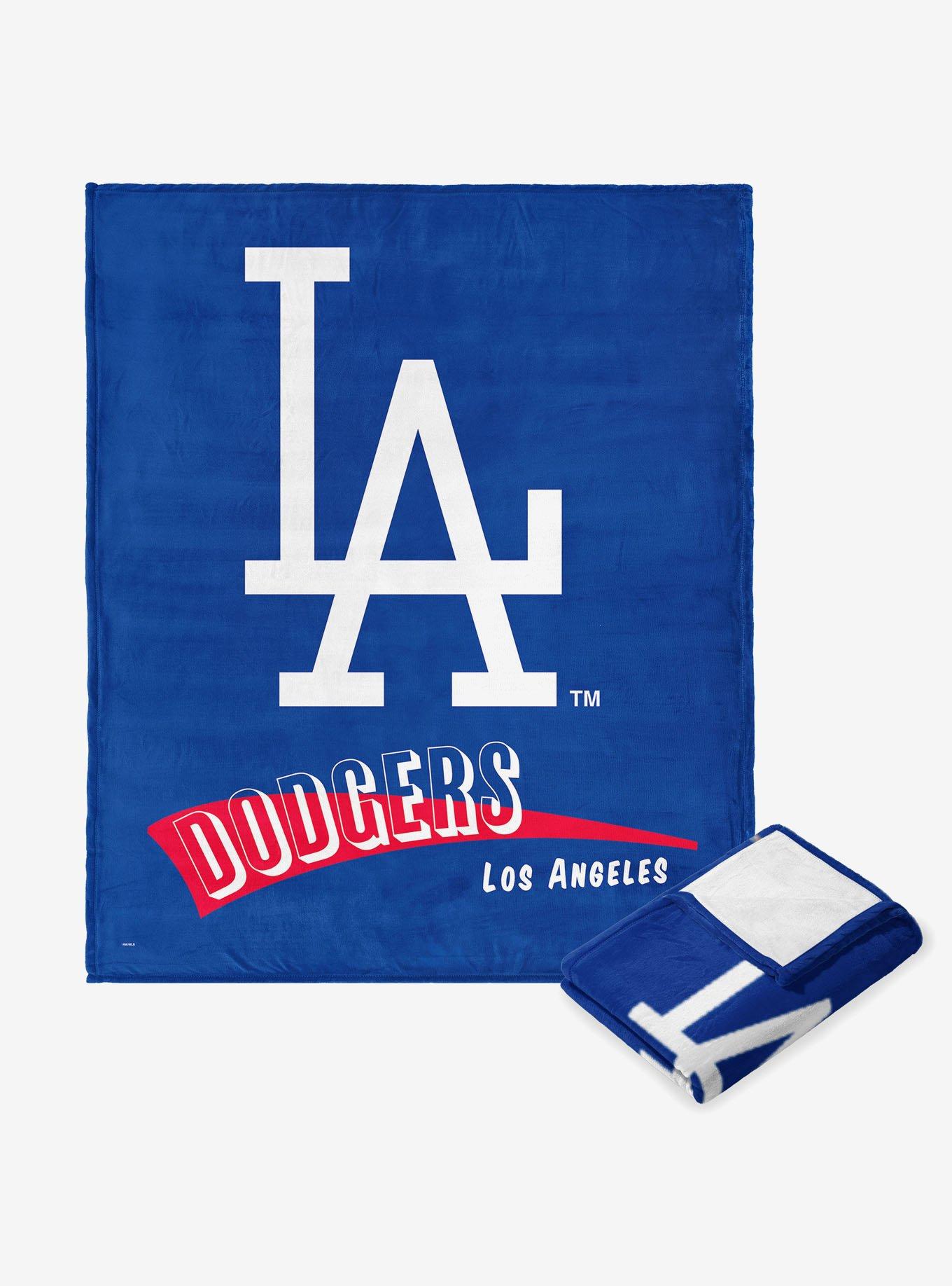 MLB CC Los Angeles Dodgers Throwback Silk Touch Throw Blanket, , hi-res