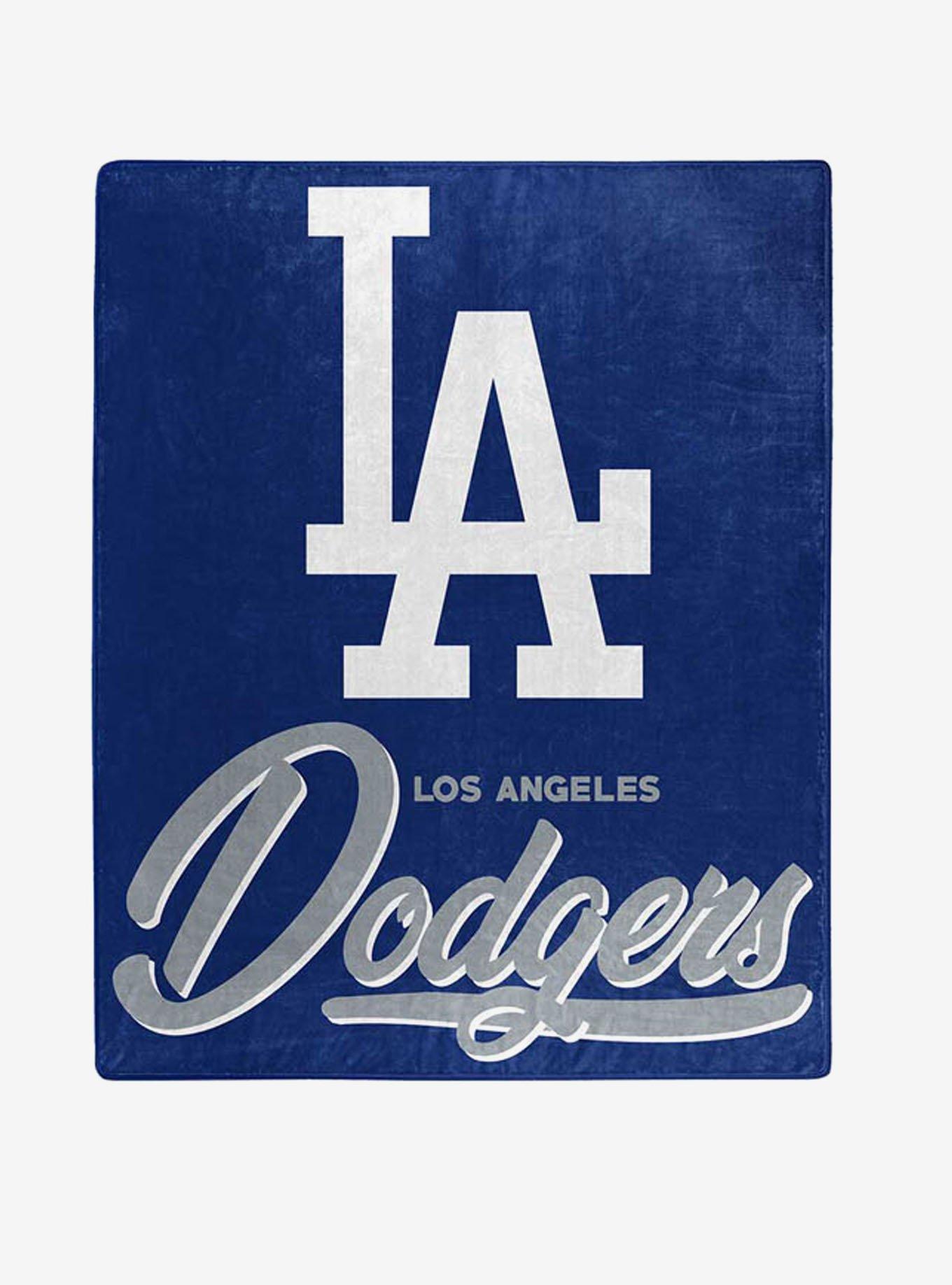 MLB Los Angeles Dodgers Signature Raschel Throw Blanket, , hi-res