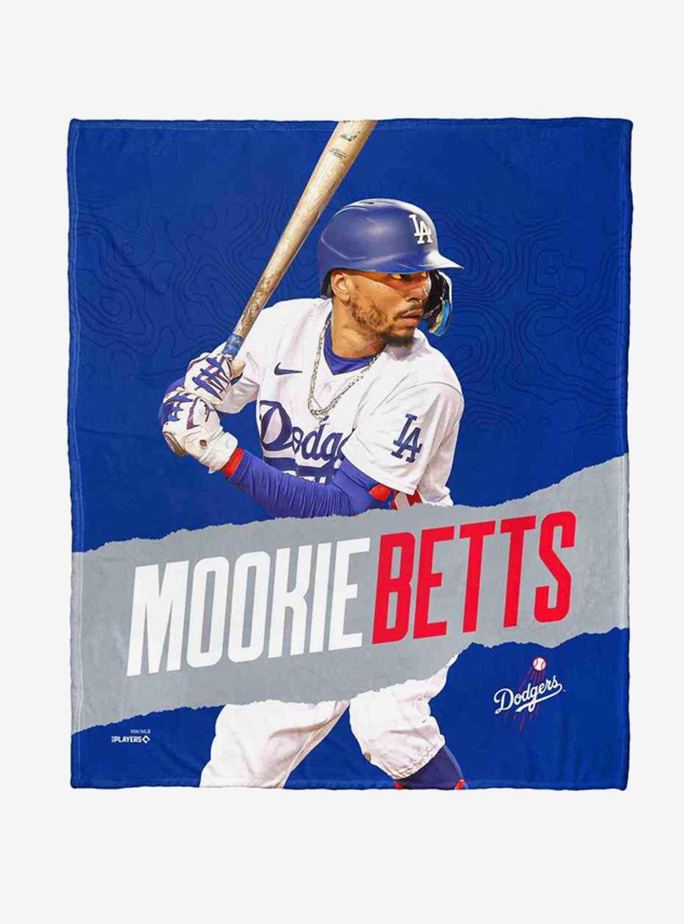 MLB Los Angeles Dodgers Mookie Betts Silk Touch Throw Blanket, , hi-res