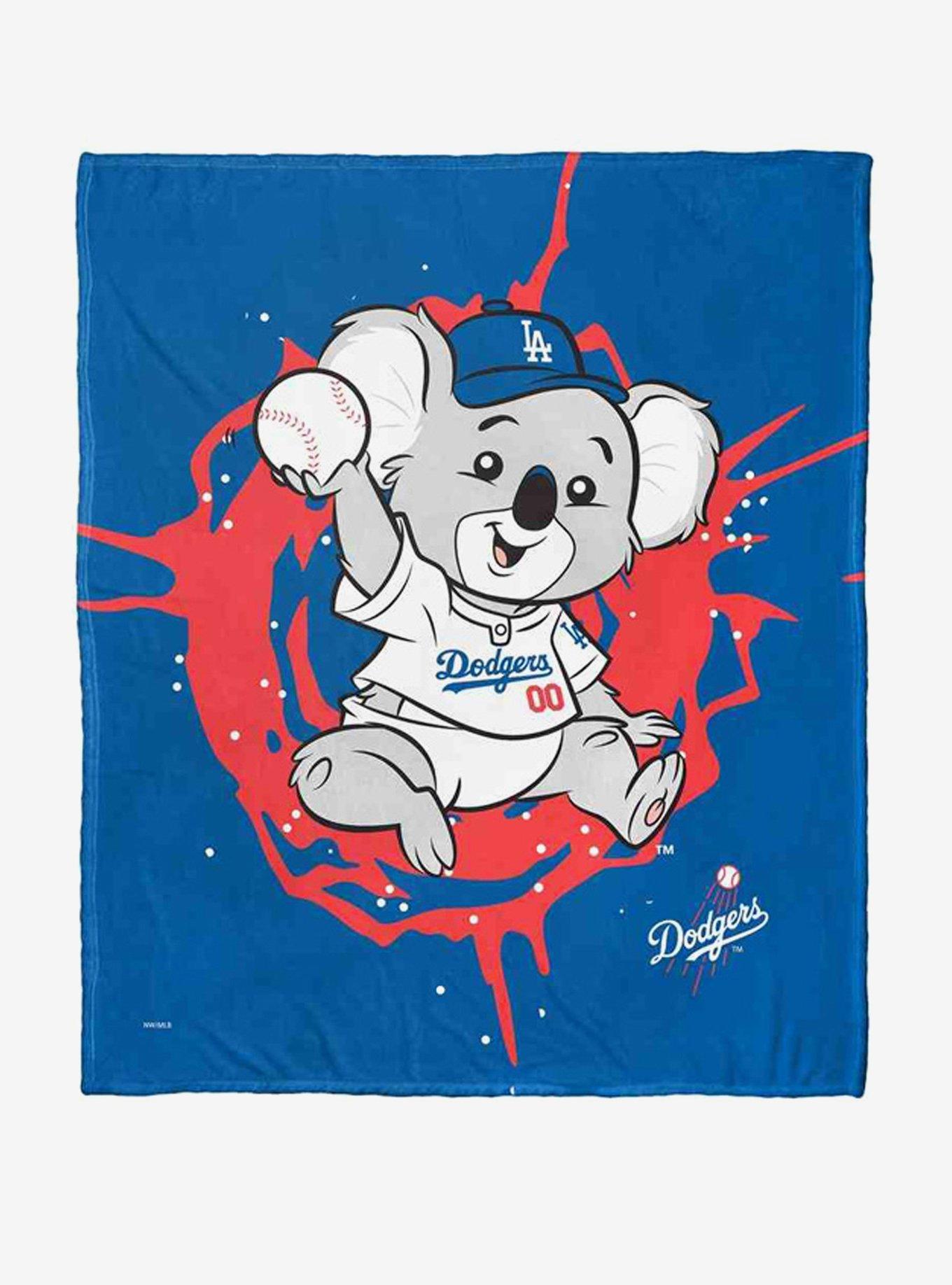 MLB Los Angeles Dodgers Mascot Silk Touch Throw Blanket, , hi-res