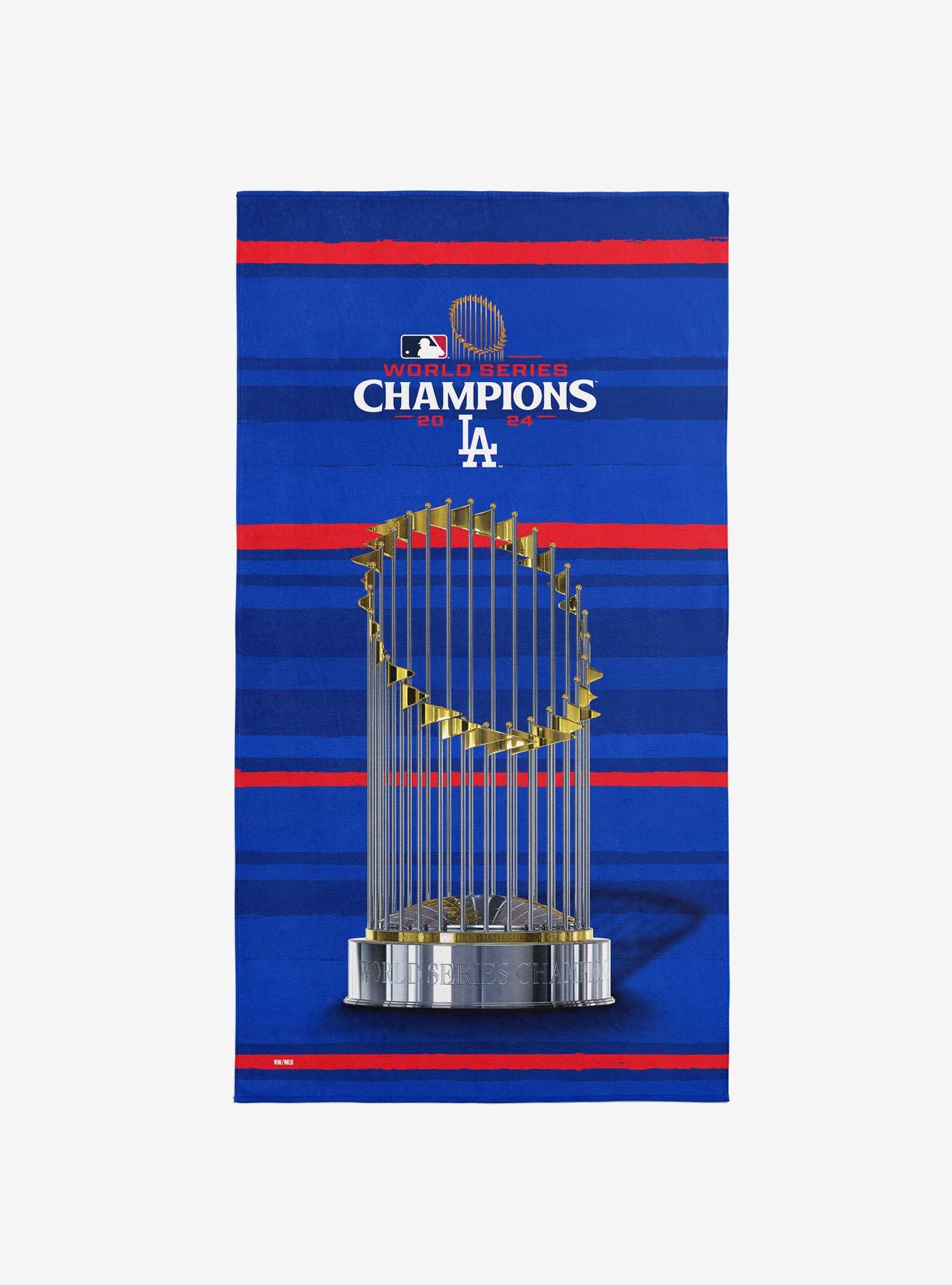 MLB World Series Champs 2024 Los Angeles Dodgers Beach Towel, , hi-res
