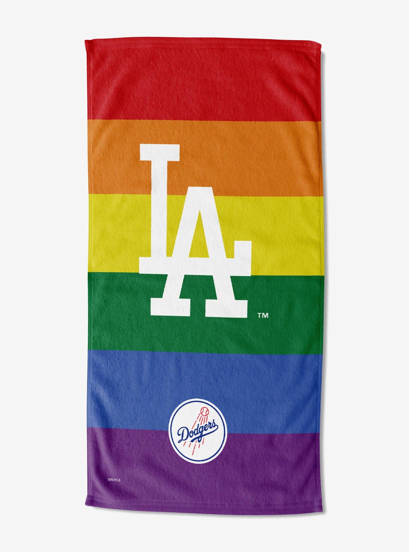 MLB Los Angeles Dodgers Pride Series Beach Towel, , hi-res